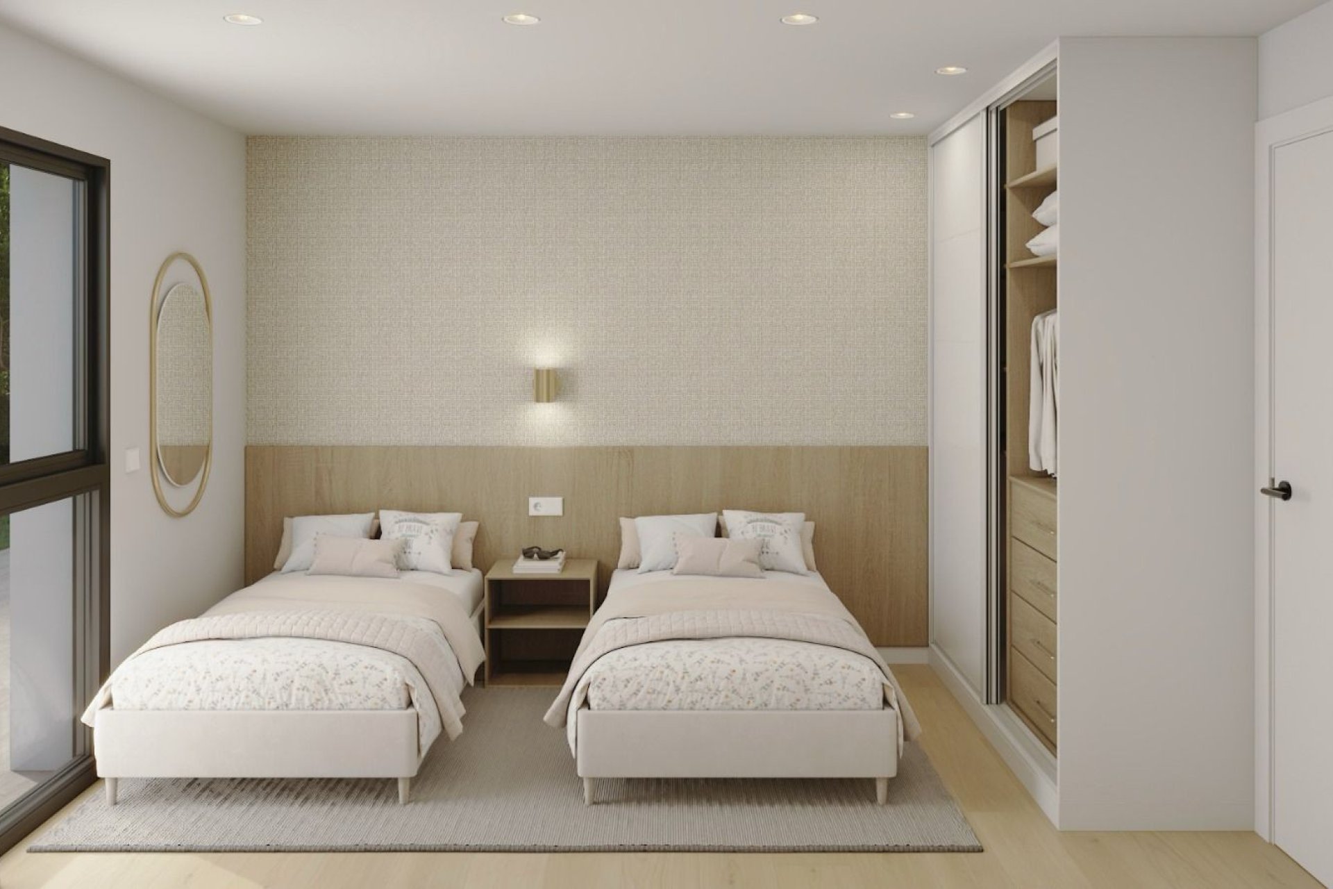 Bedroom – Modern apartment with terrace and open views in La Nucía (Costa Blanca – Alicante)