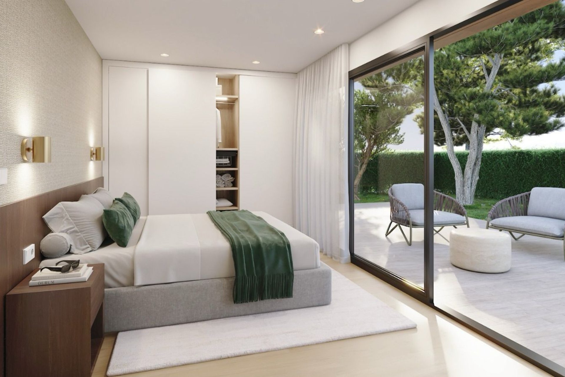 Bedroom – Modern penthouse with private solarium and terrace in La Nucía (Costa Blanca – Alicante)