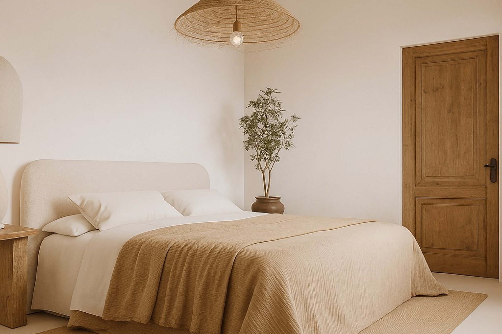 Bedroom – Modern villa with panoramic mountain views and private pool in Monte Solana, Pedreguer (Costa Blanca – Alicante)