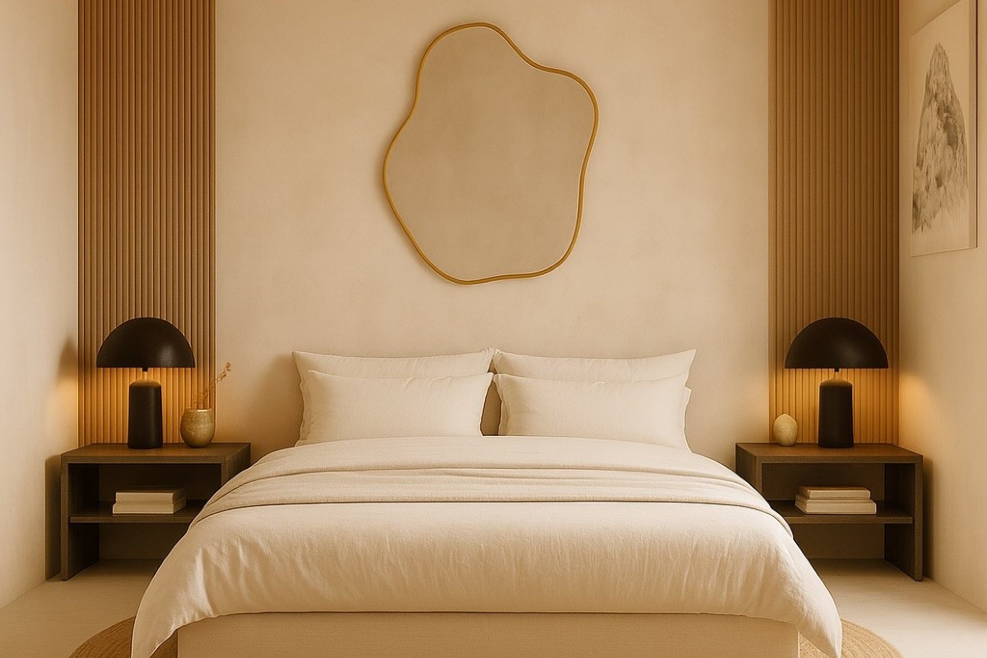 Bedroom – Modern villa with panoramic mountain views, private pool and garage in Monte Solana, Pedreguer (Costa Blanca – Alicante)