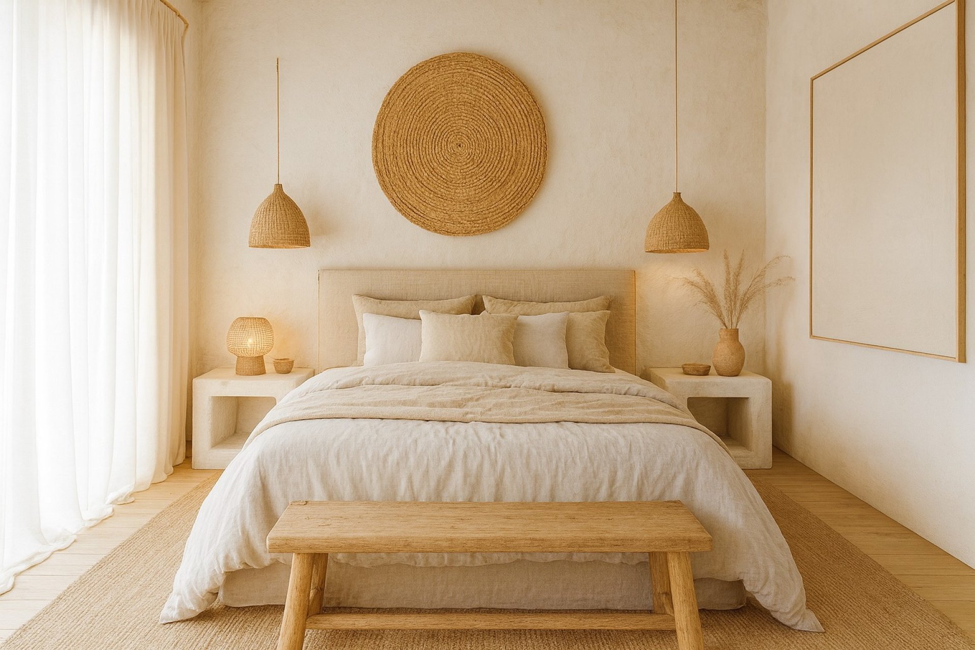 Bedroom – Modern villa with private pool and panoramic mountain views in Pedreguer (Costa Blanca – Alicante)