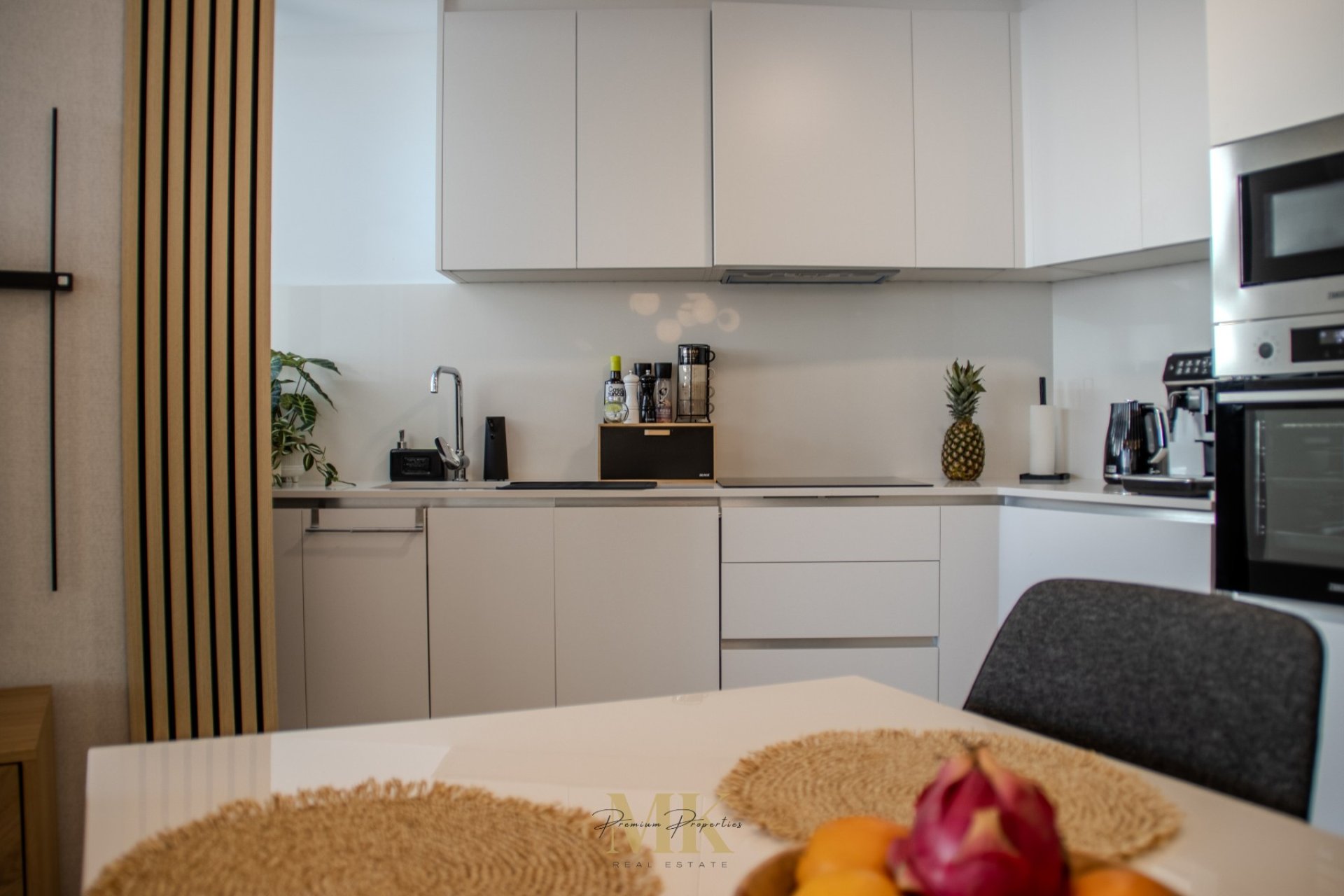 Cocina - Apartamento de lujo en venta en edificio nuevo Sakura, Benidorm - Playa de Poniente (Costa Blanca, Alicante)