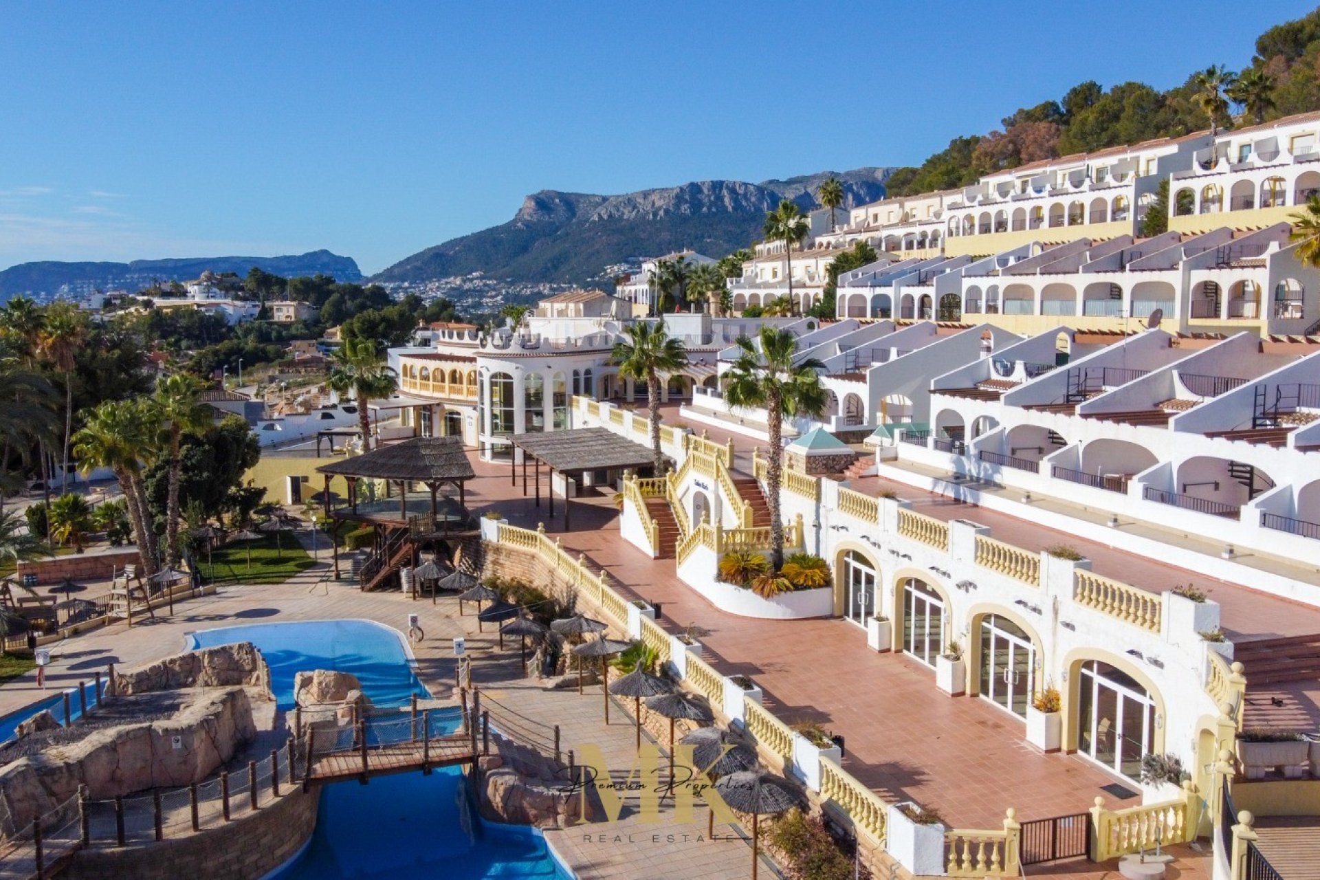 Części wspólne - Apartament typu bungalow z solarium i zapierającymi dech widokami na Calpe i Peñón de Ifach - Calpe (Costa Blanca - Alicante)