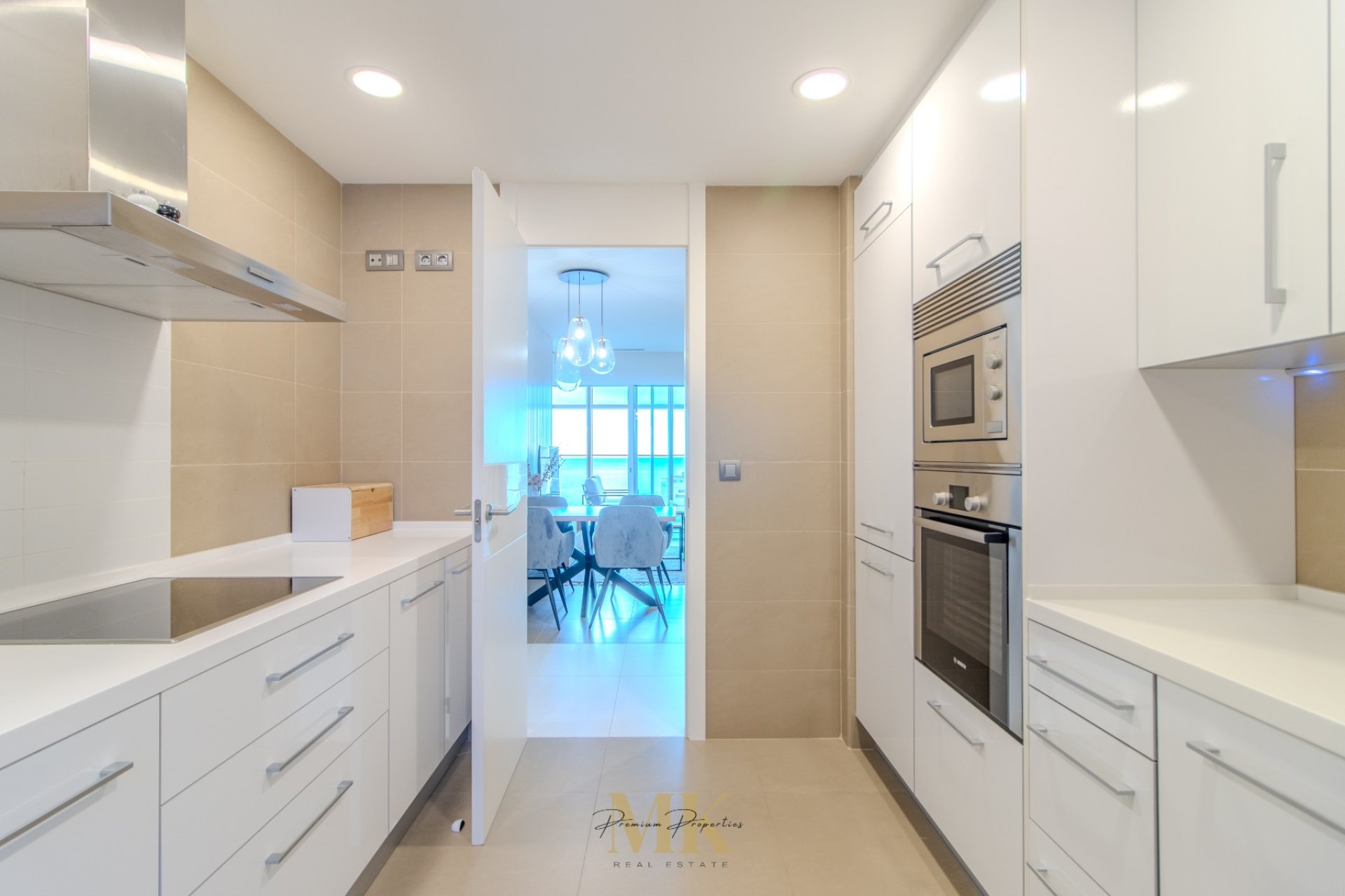 Independent kitchen - Luxury apartment for sale in the unique Intempo building, Poniente (Costa Blanca - Alicante - Benidorm)