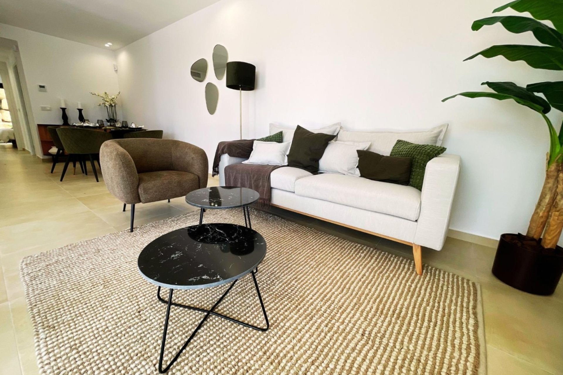 Living room – Modern villa with sea and mountain views, private pool and parking in Finestrat (Costa Blanca – Alicante)