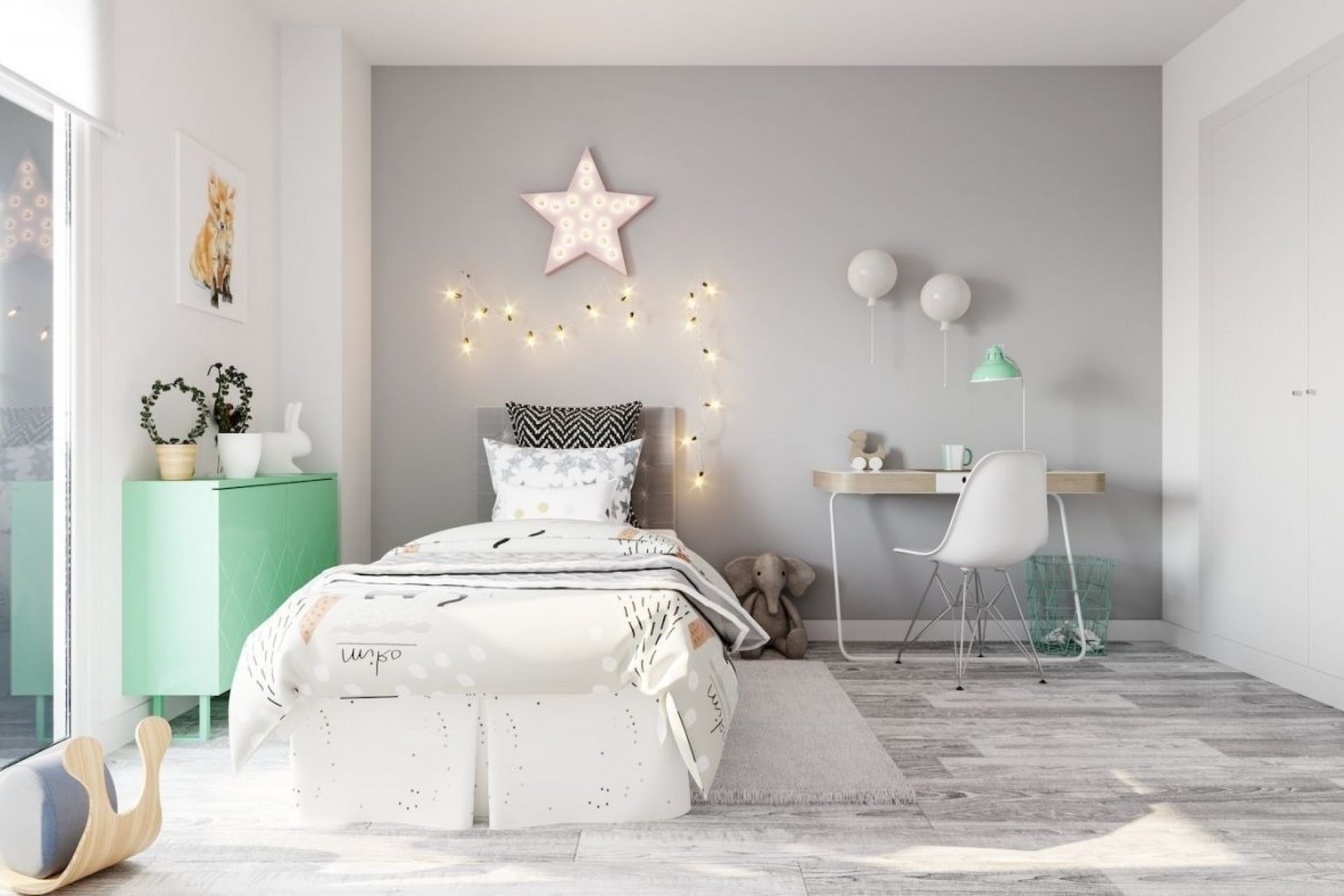 Master bedroom with en suite bathroom