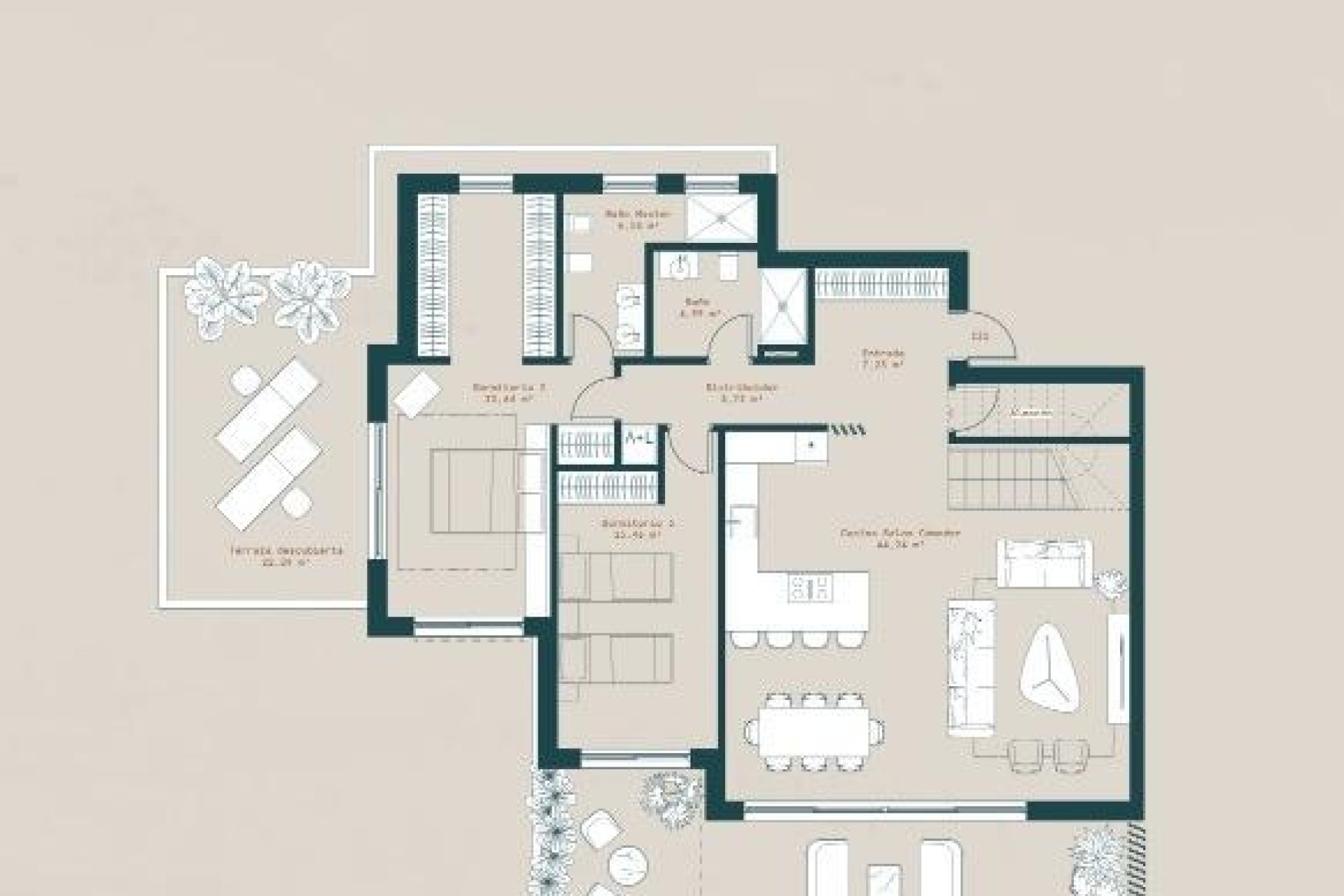 Nauja statyba - Penthausas - 