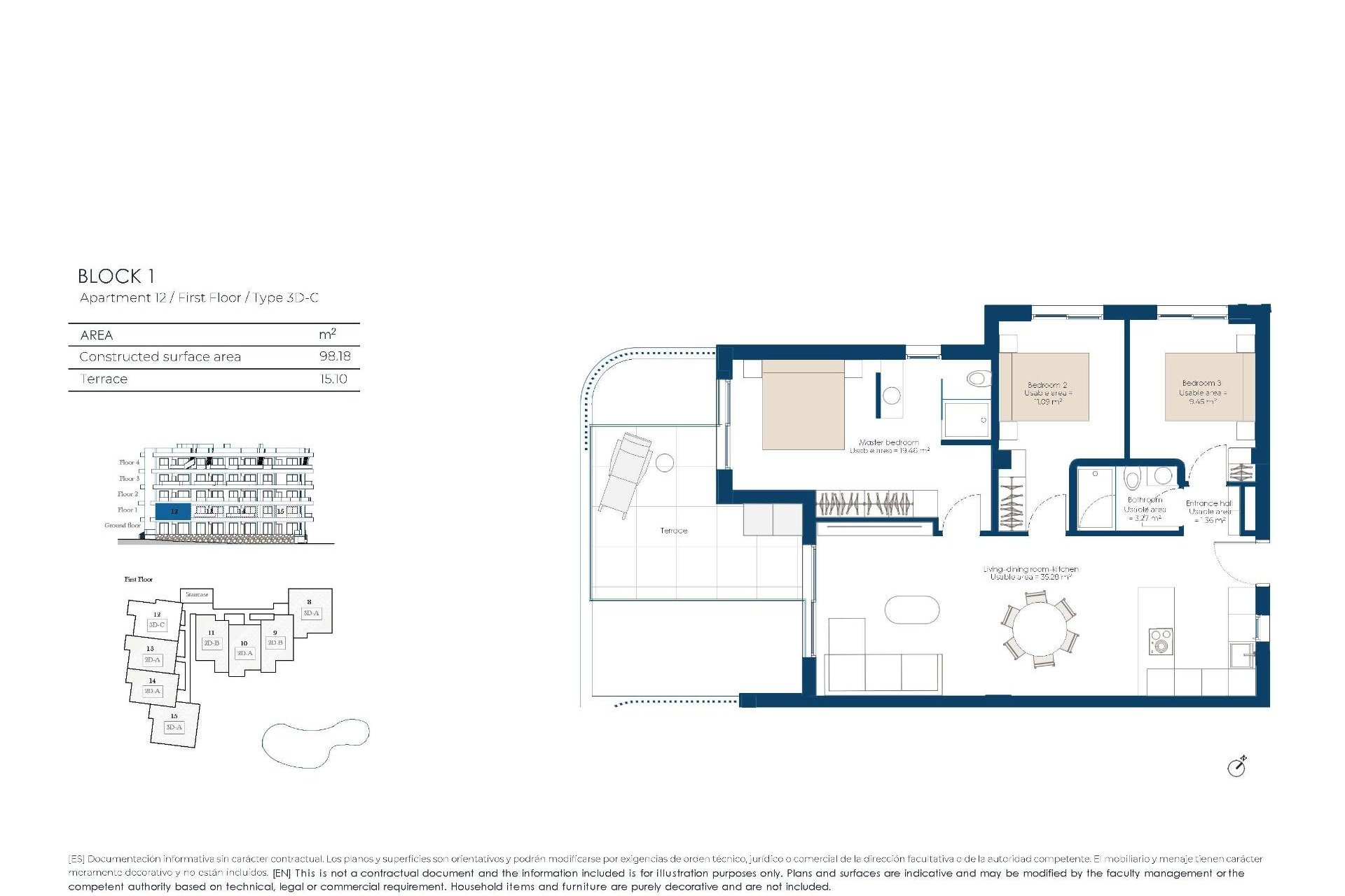 New Build - Apartment / flat - Baños y Mendigo