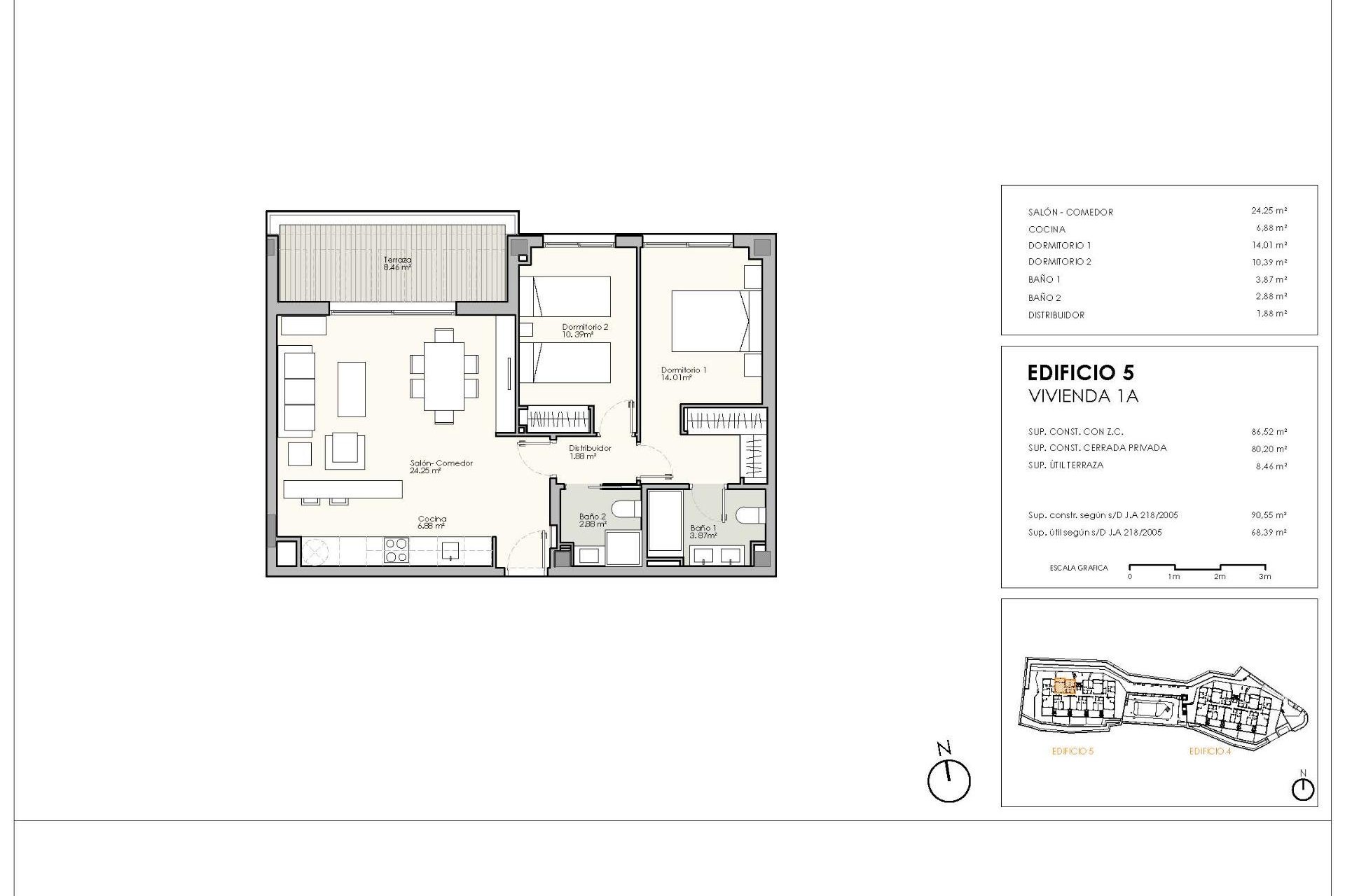 New Build - Apartment / flat - Casares