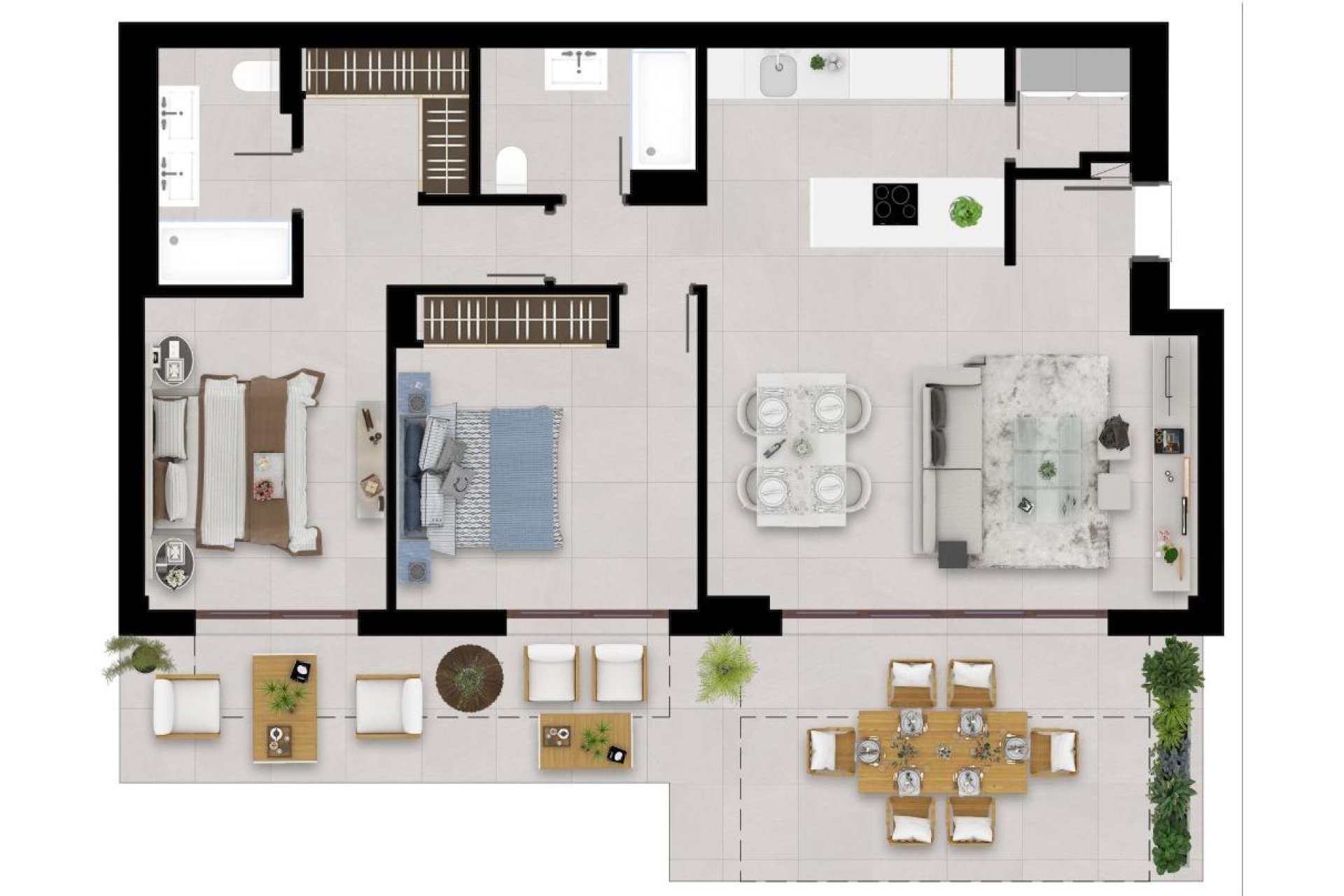 New Build - Apartment / flat - Istán