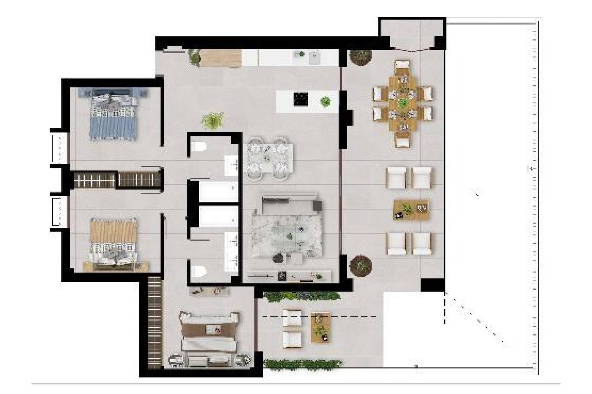 New Build - Apartment / flat - Istán