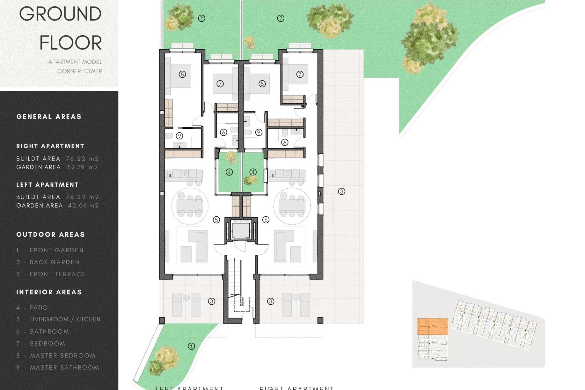 New Build - Apartment / flat - Los Alcazares - Serena Golf