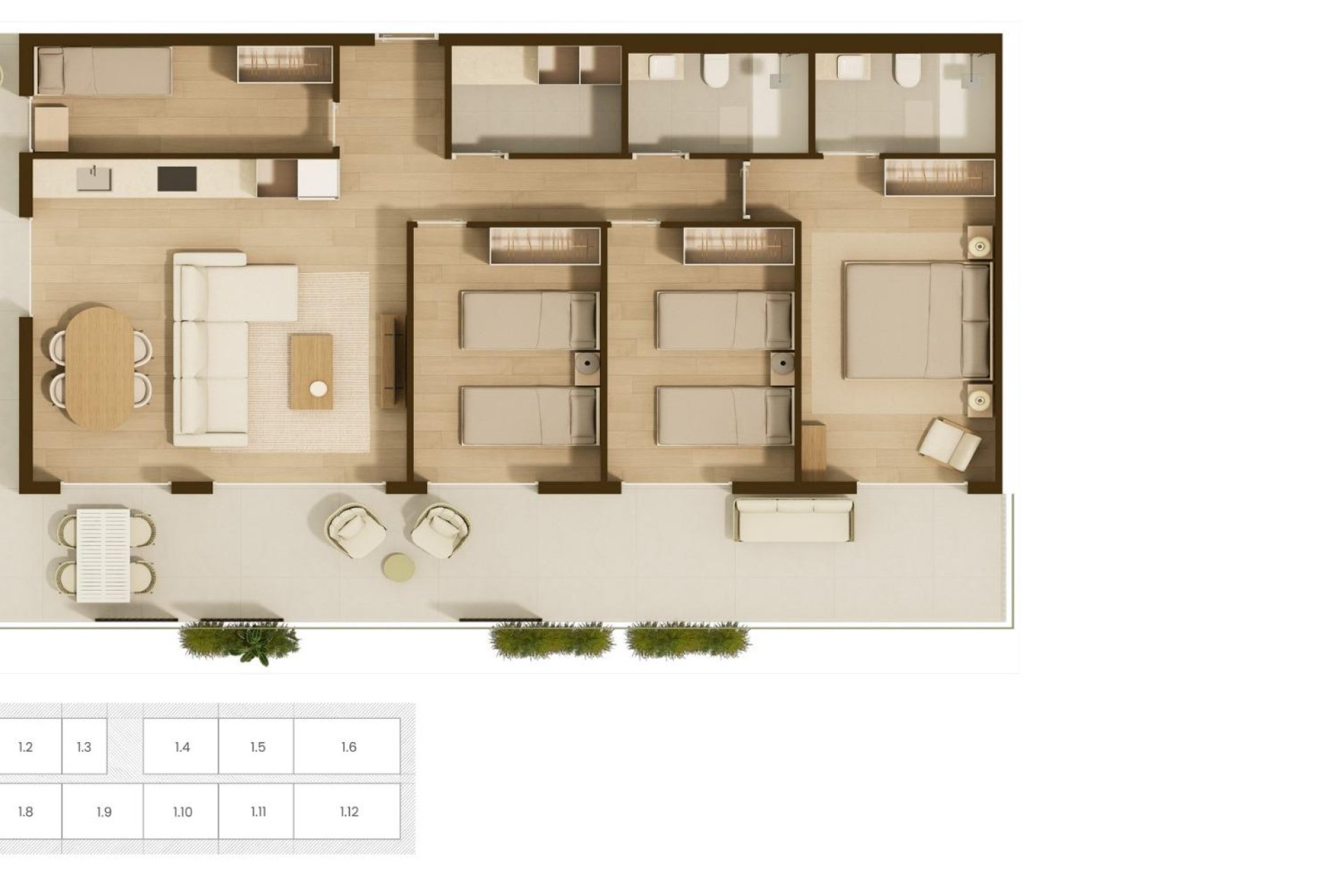 New Build - Apartment / flat - Moncofa