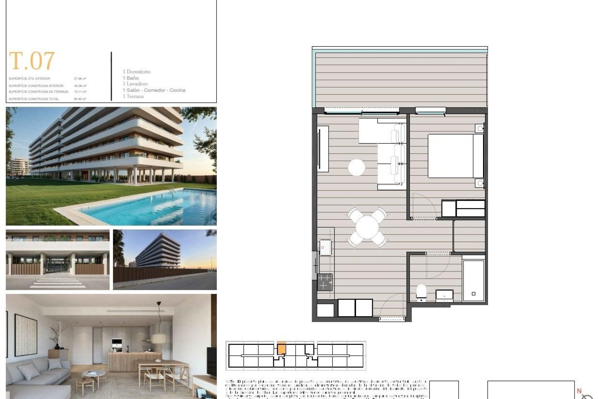 New Build - Apartment / flat - Moncofa