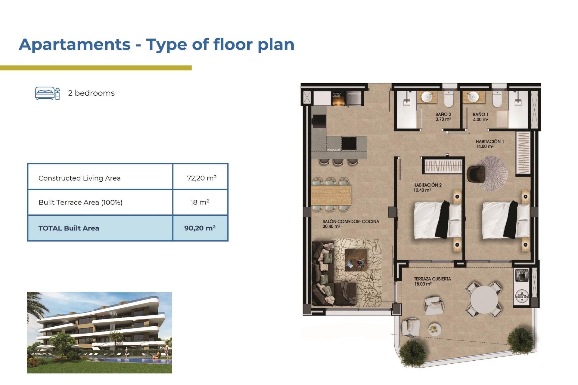 New Build - Apartment / flat - Orihuela Costa - La Ciñuelica