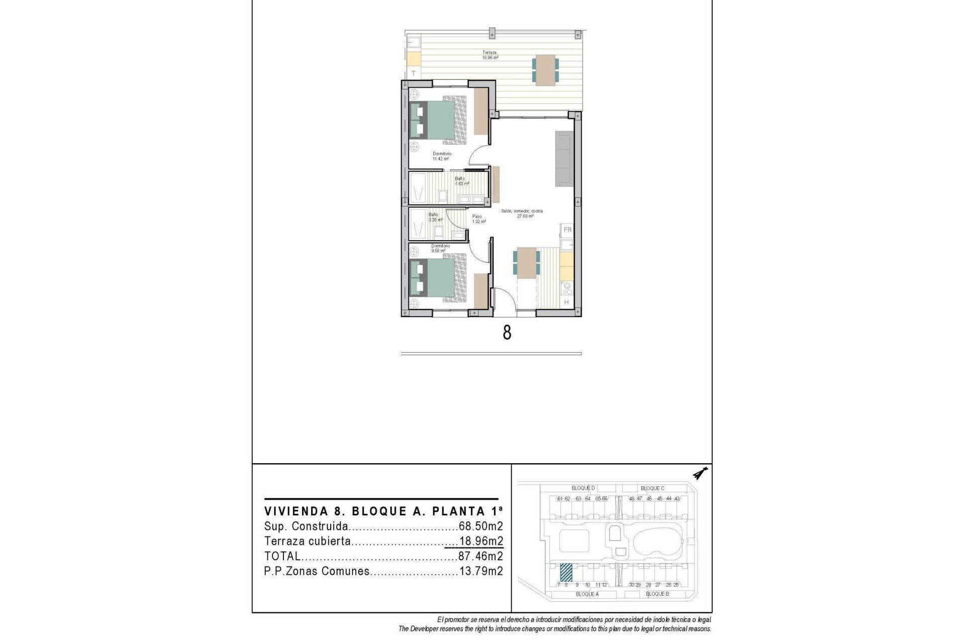 New Build - Apartment / flat - Torre Pacheco
