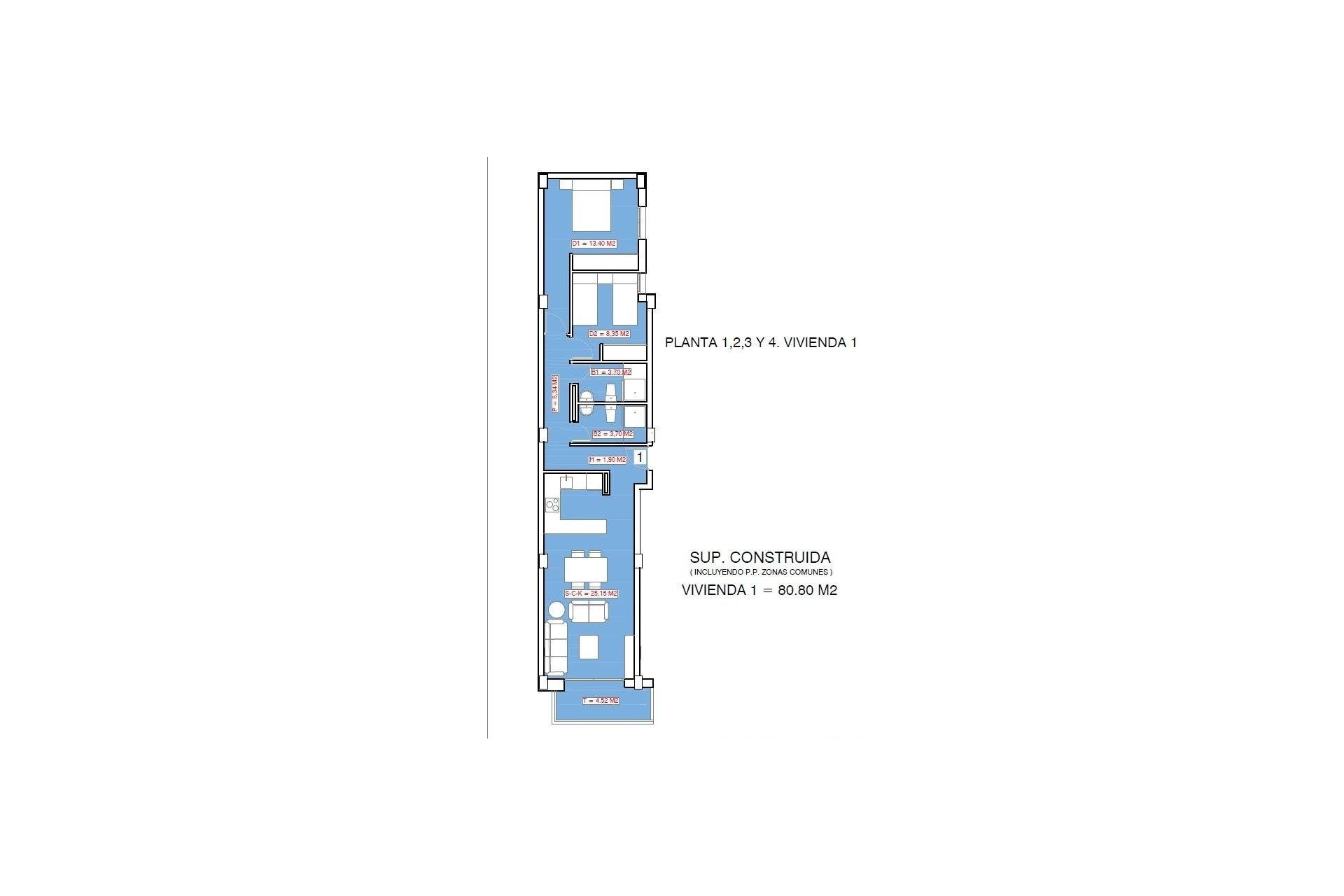 New Build - Apartment / flat - Torrevieja