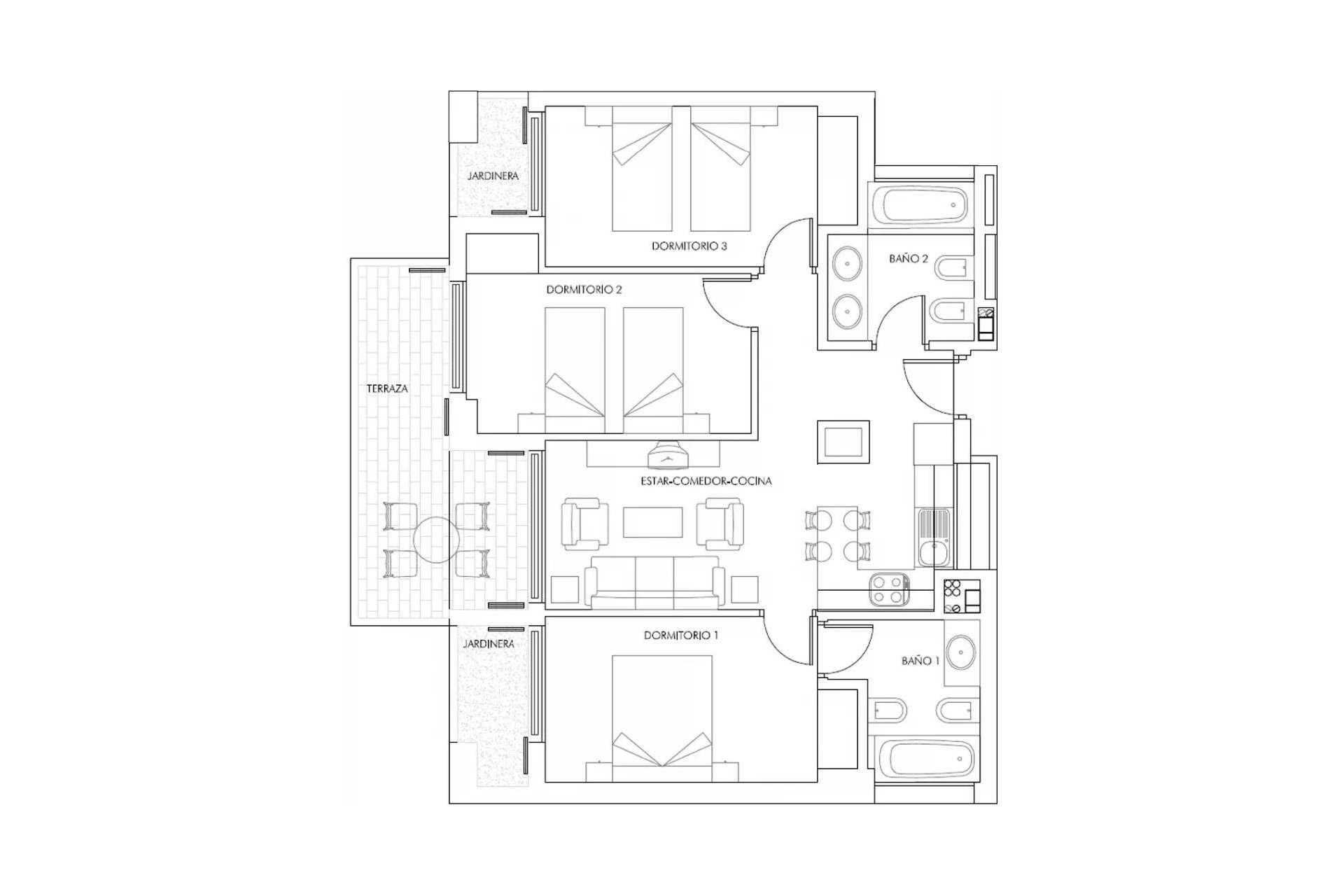 New Build - Penthouse - Vera