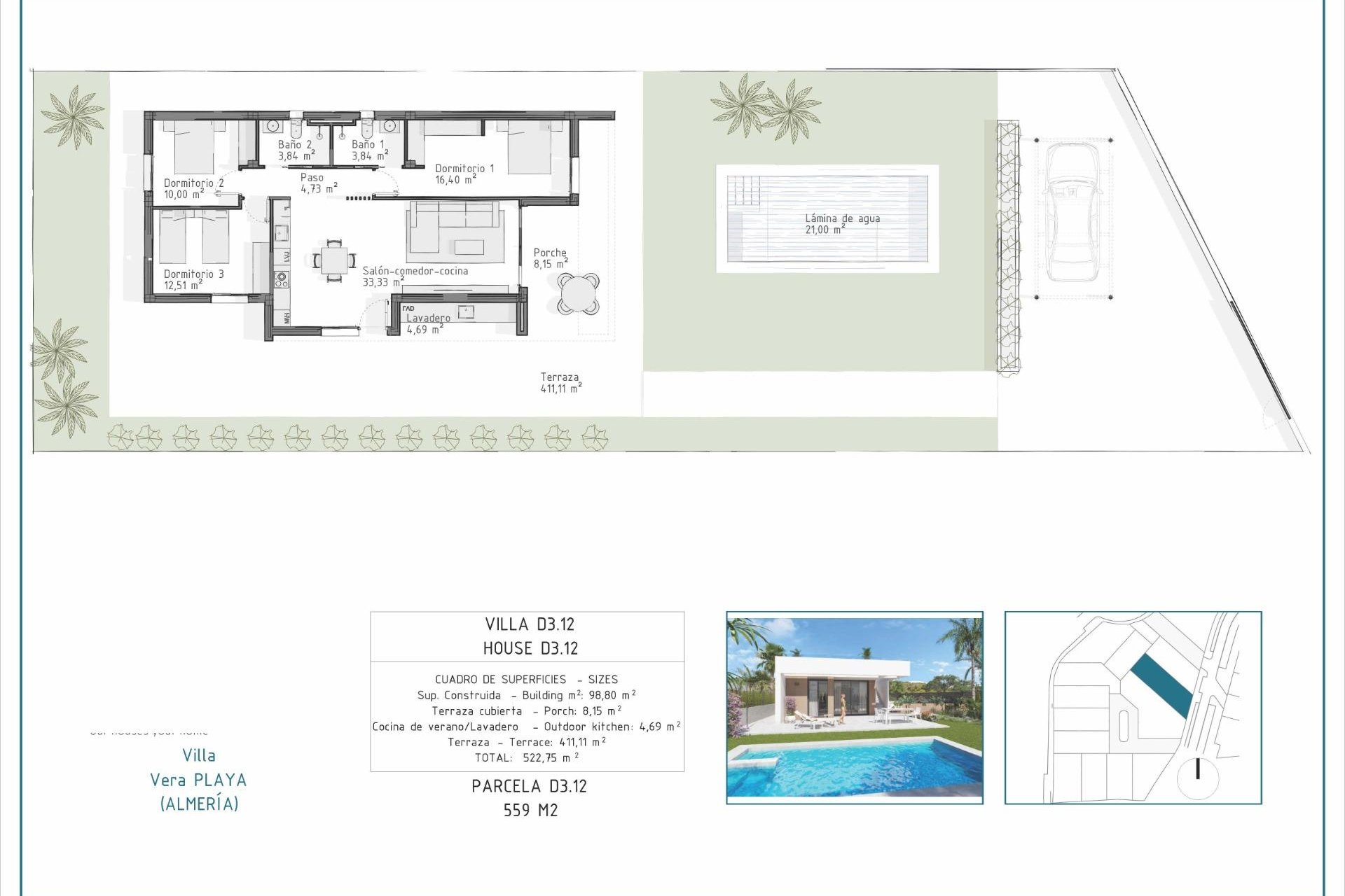 New Build - Villa - Vera