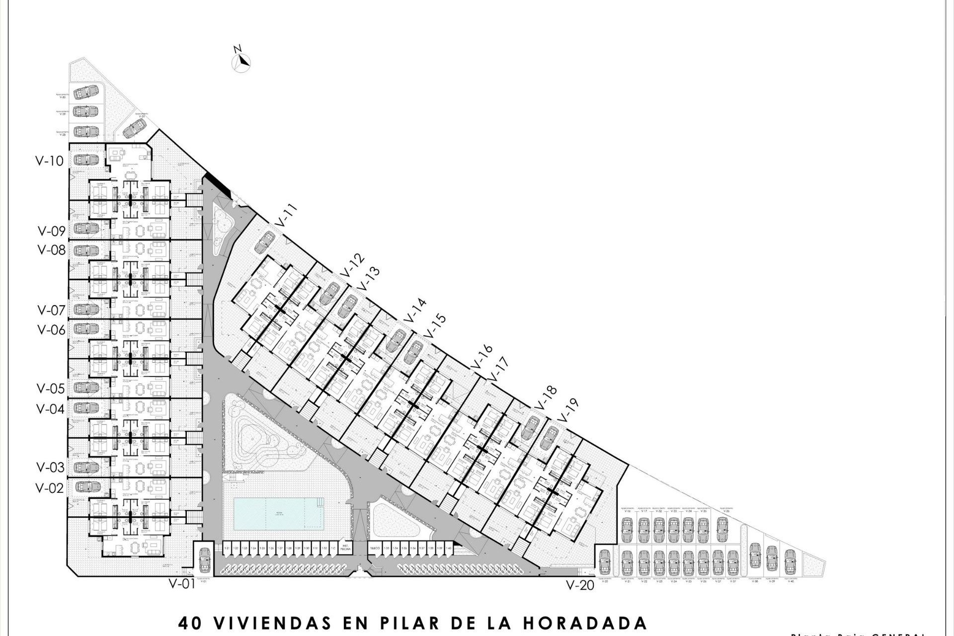 Новое здание - Бунгало - Pilar de La Horadada