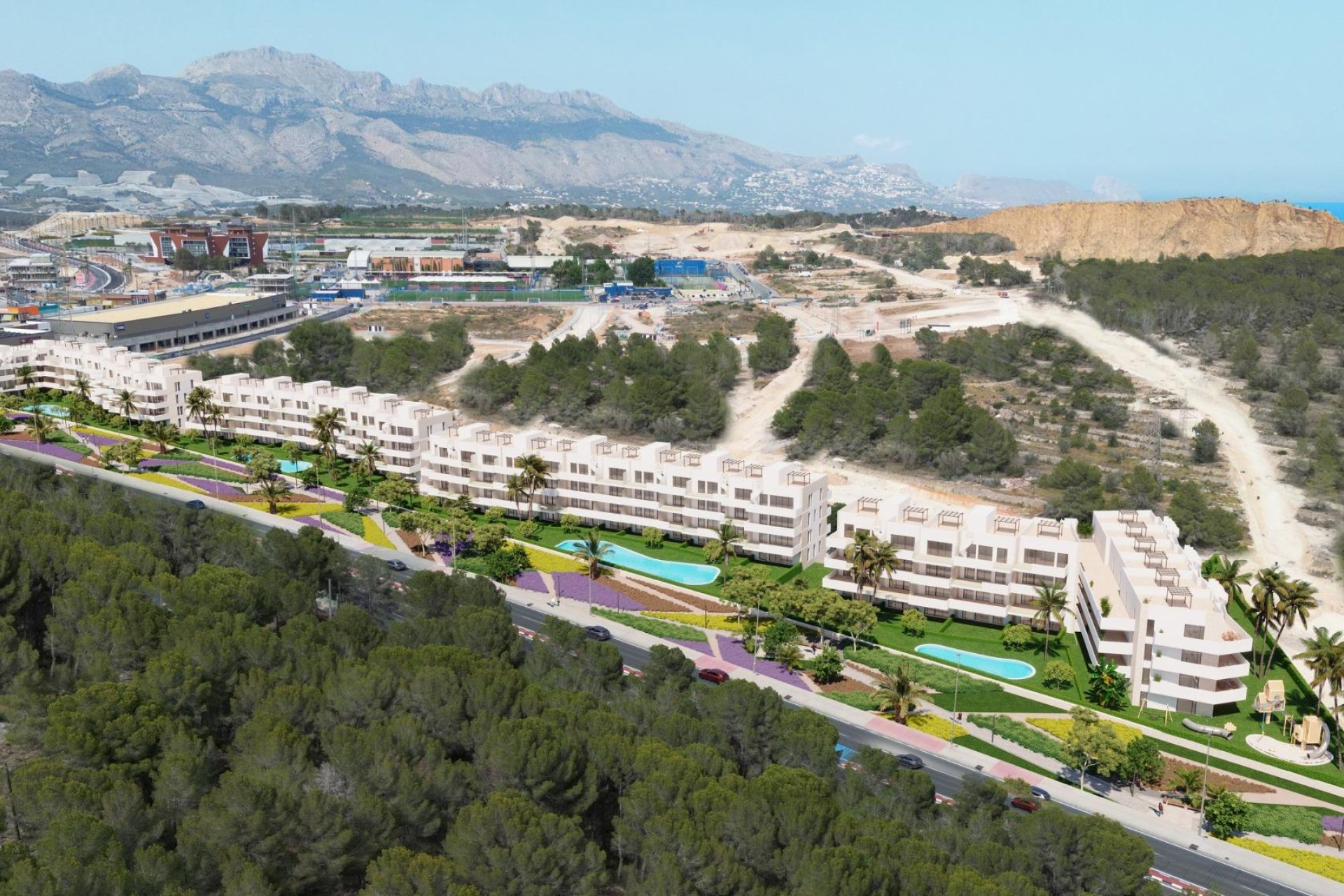 Новое здание - Пентхаус - la Nucia