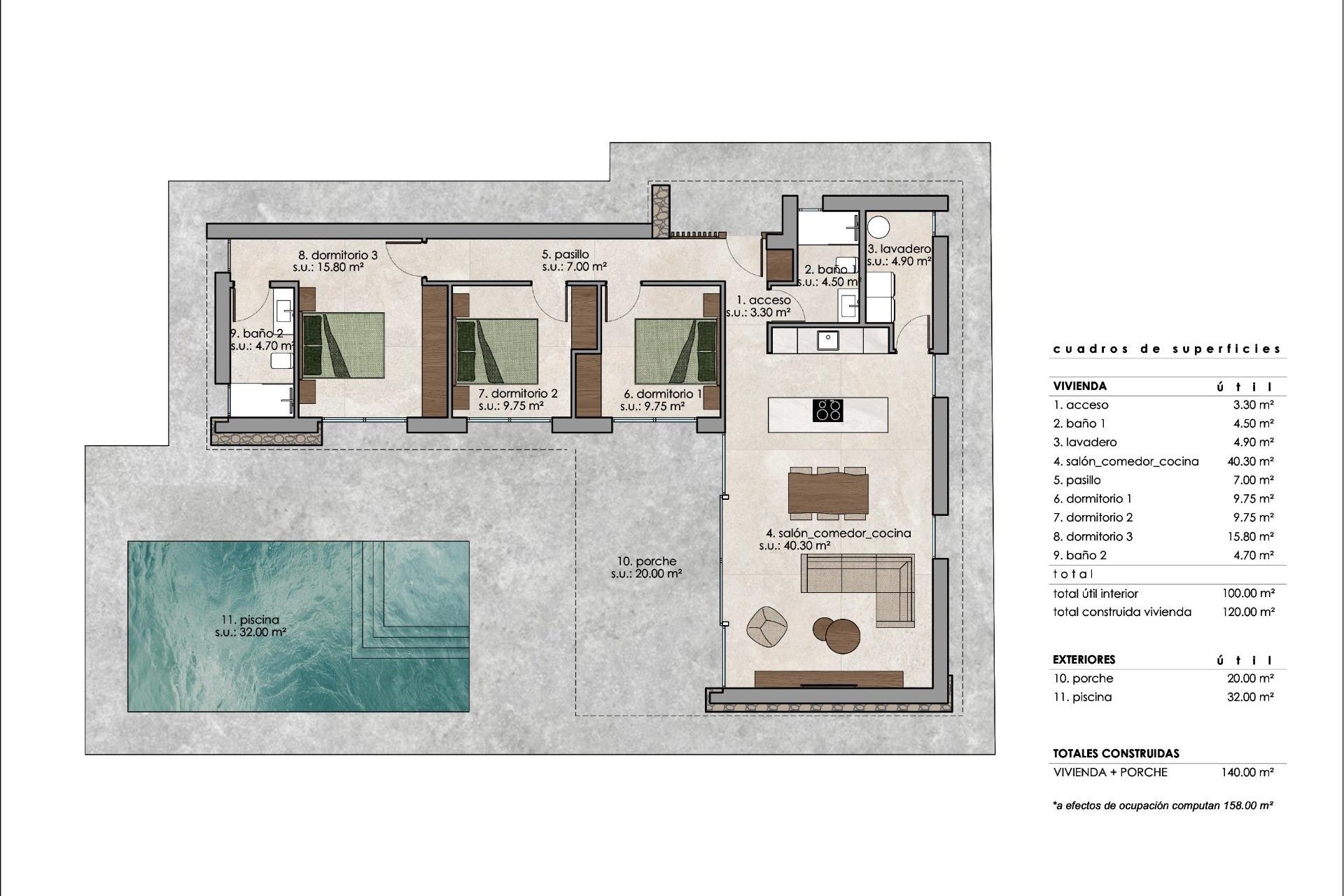 Новое здание - Villa - Pinoso