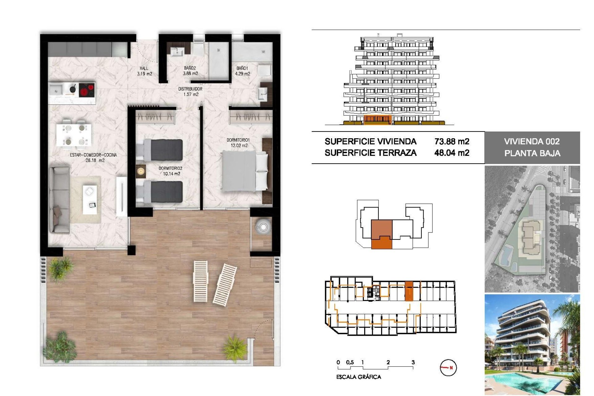 Obra nueva - Apartamento / piso - Guardamar del Segura - Puerto