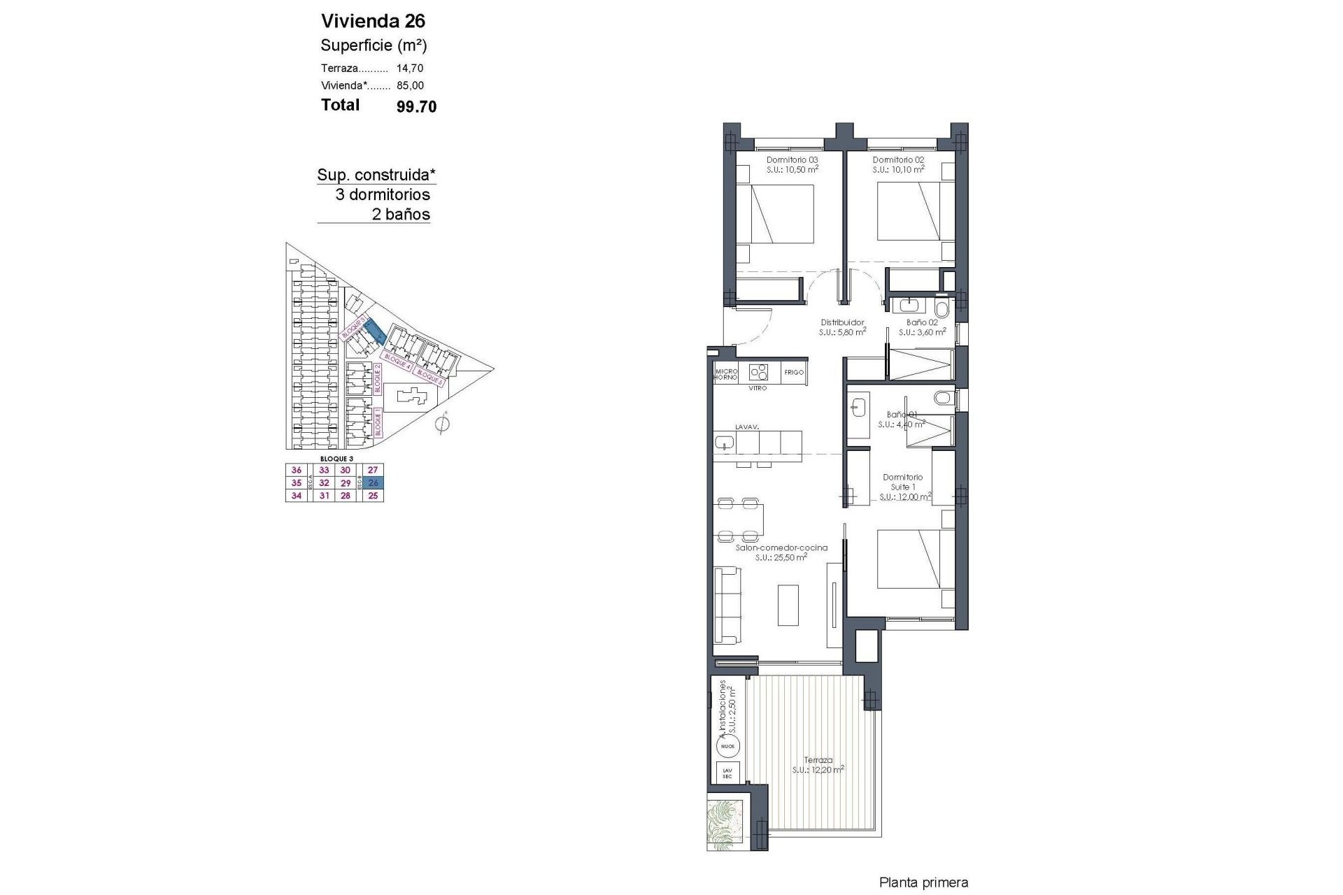 Obra nueva - Apartamento / piso - Los Alcazares