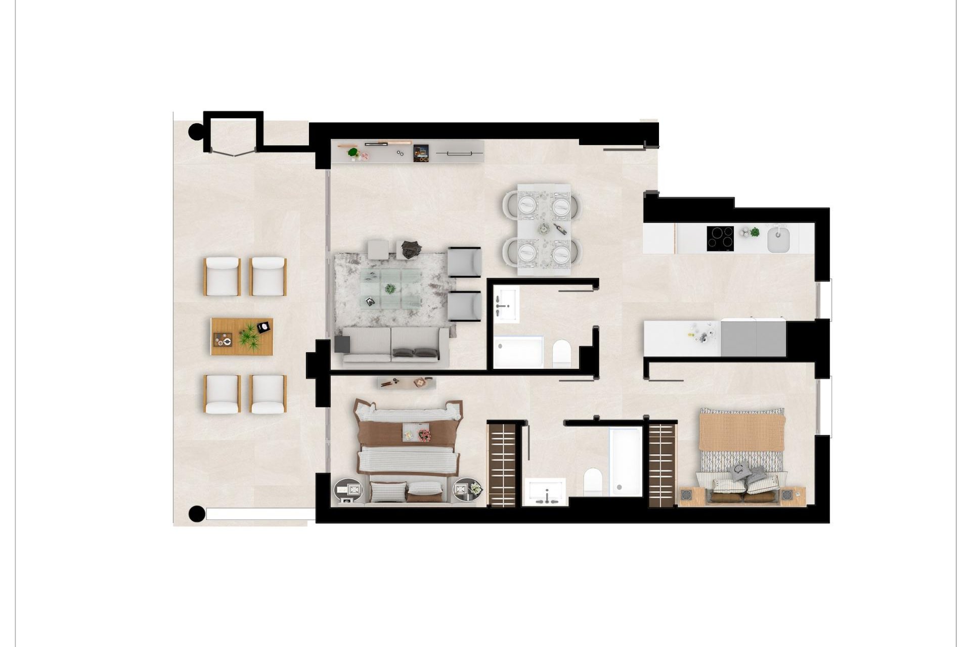 Obra nueva - Apartamento / piso - Mijas