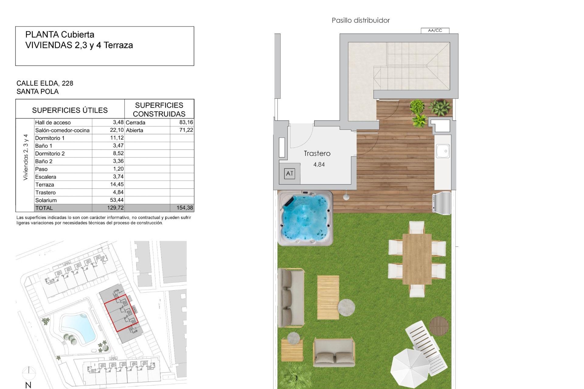 Obra nueva - Ático - Santa Pola - Playa Tamarit