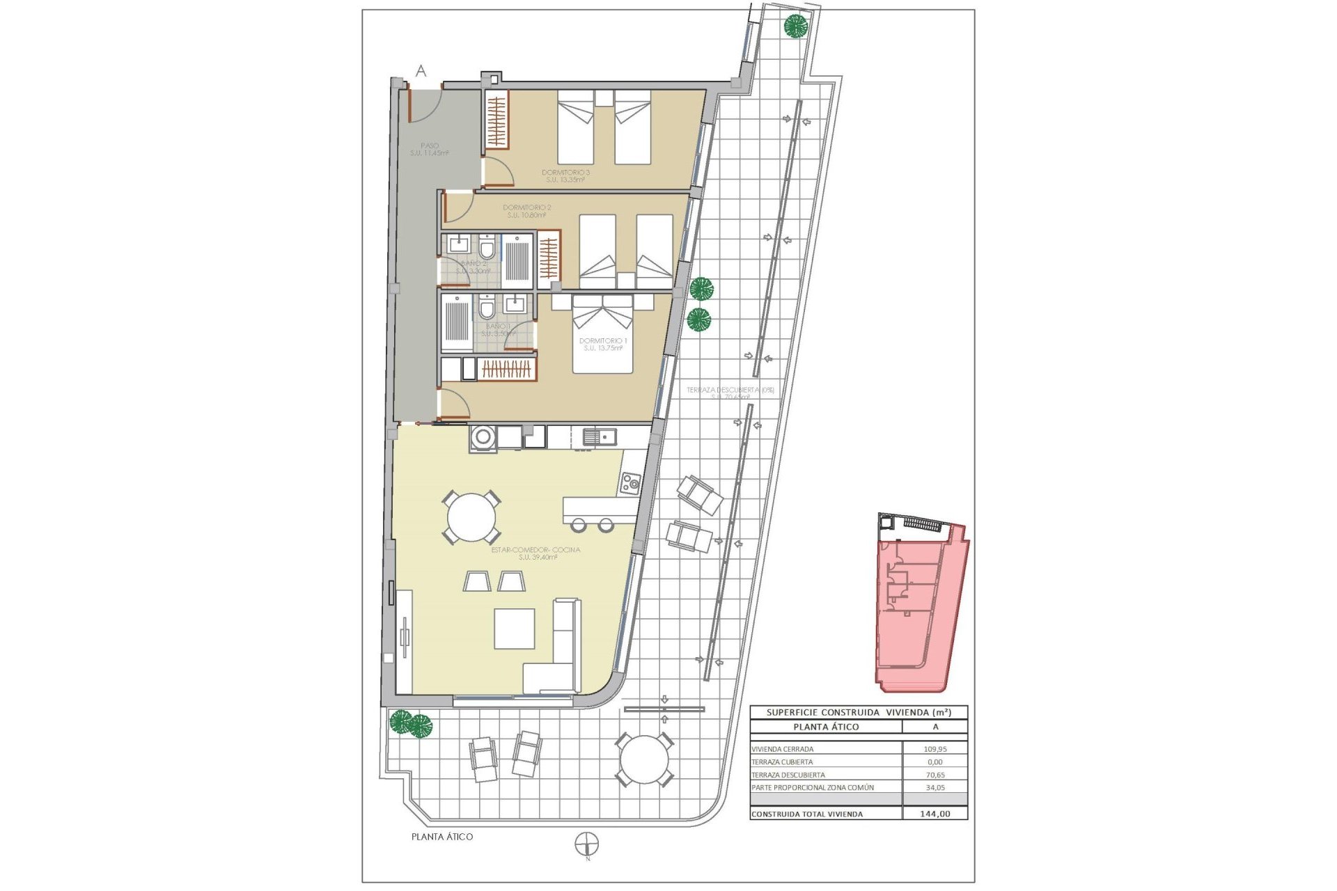 Obra nueva - Ático - Torrevieja - La Mata