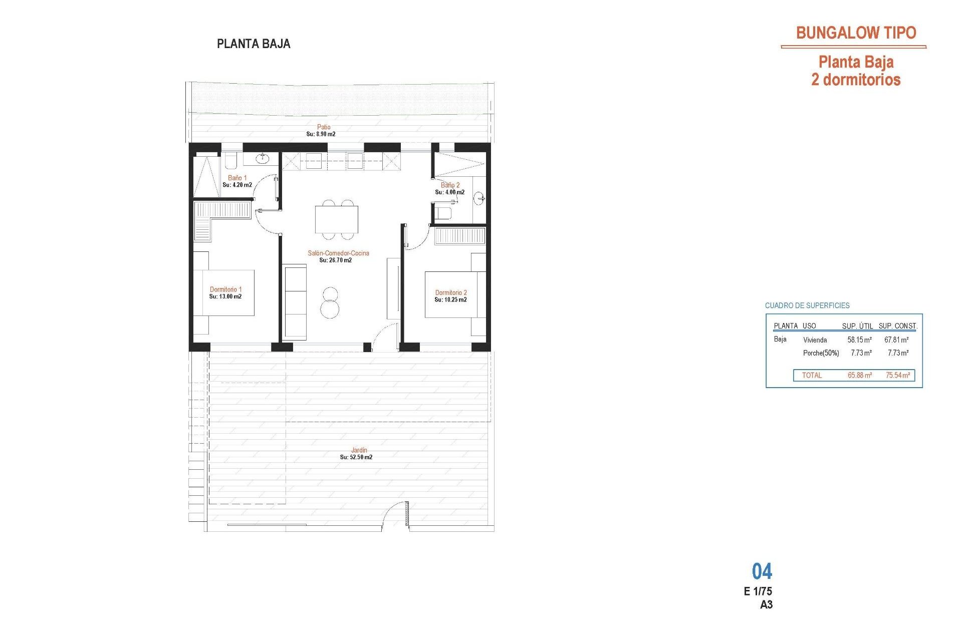 Obra nueva - Bungalow - Alhama De Murcia