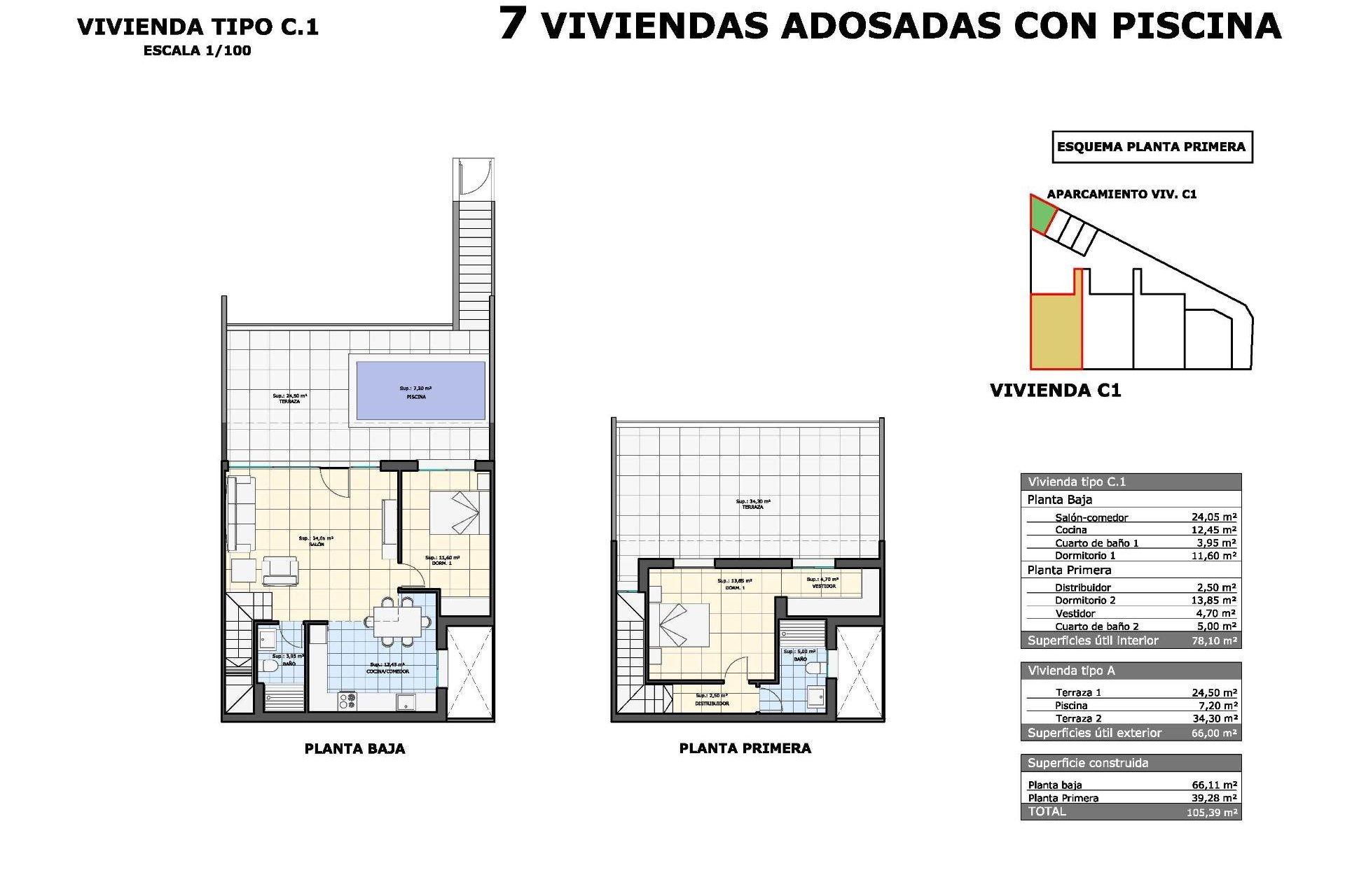 Obra nueva - Bungalow - Pilar de La Horadada