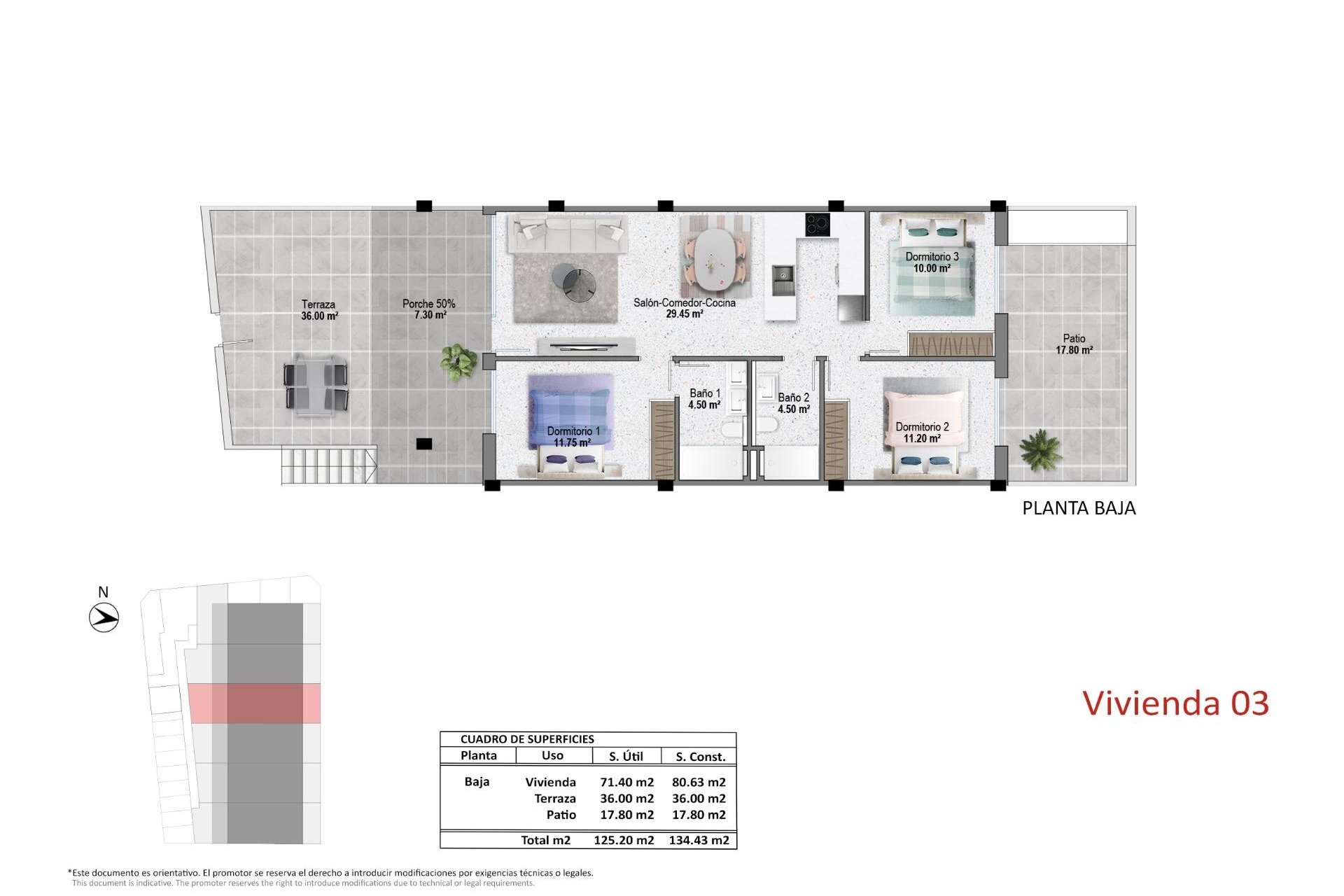 Obra nueva - Bungalow - Pilar de La Horadada