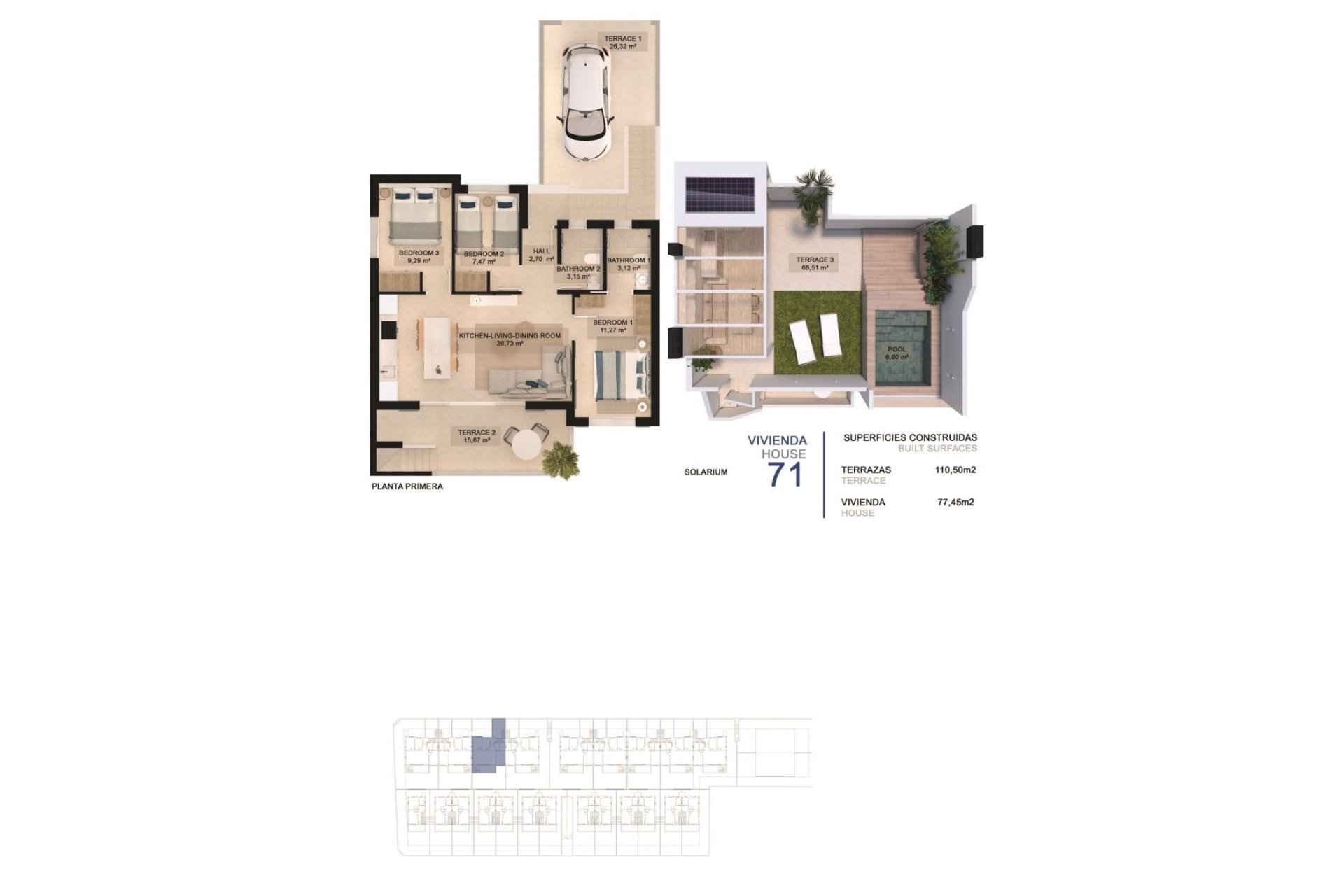 Obra nueva - Bungalow - Pilar de La Horadada