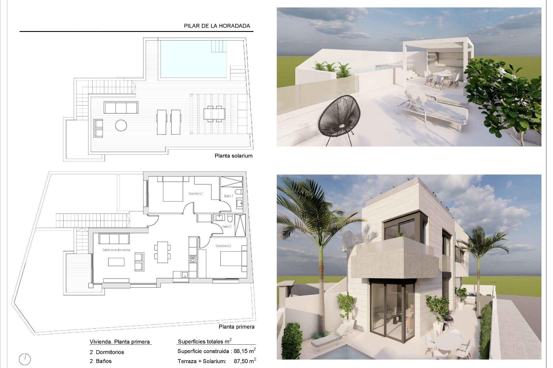 Obra nueva - Bungalow - Pilar de La Horadada