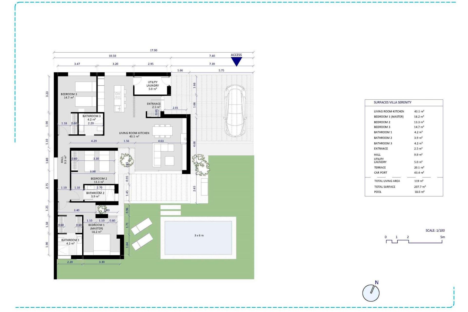 Obra nueva - Villa - Baños y Mendigo