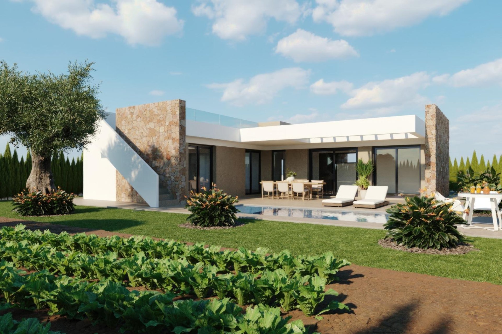 Obra nueva - Villa - Fuente Álamo