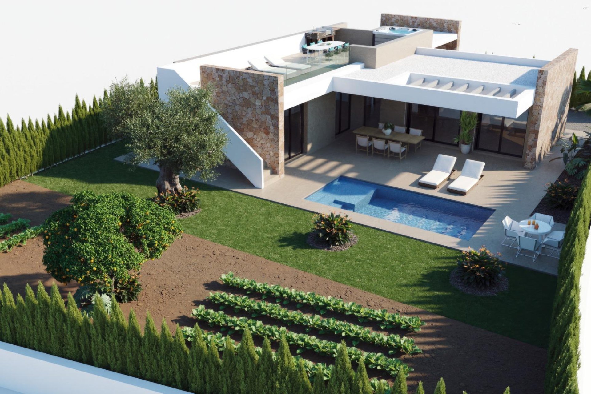 Obra nueva - Villa - Fuente Álamo