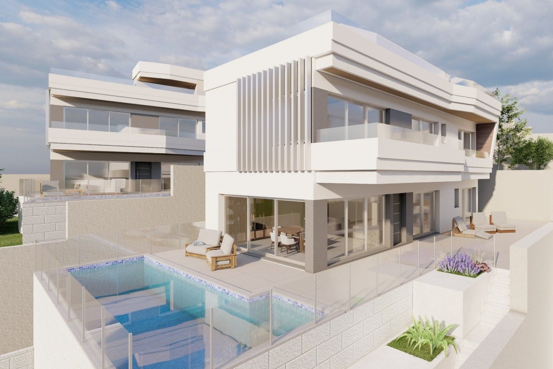 Obra nueva - Villa - Orihuela Costa - Aguamarina