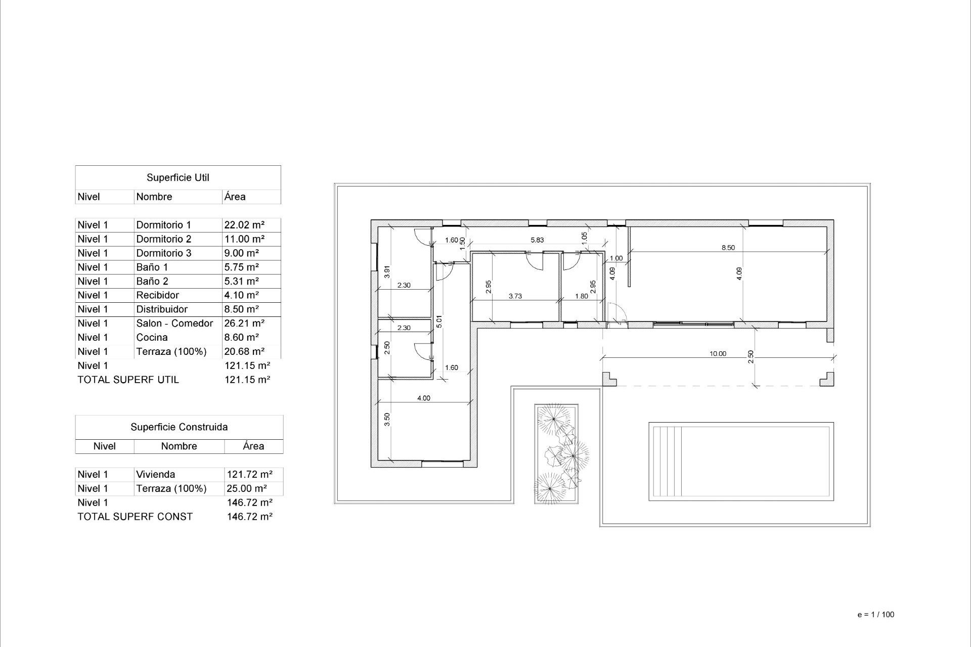 Obra nueva - Villa - Pinoso - Lel