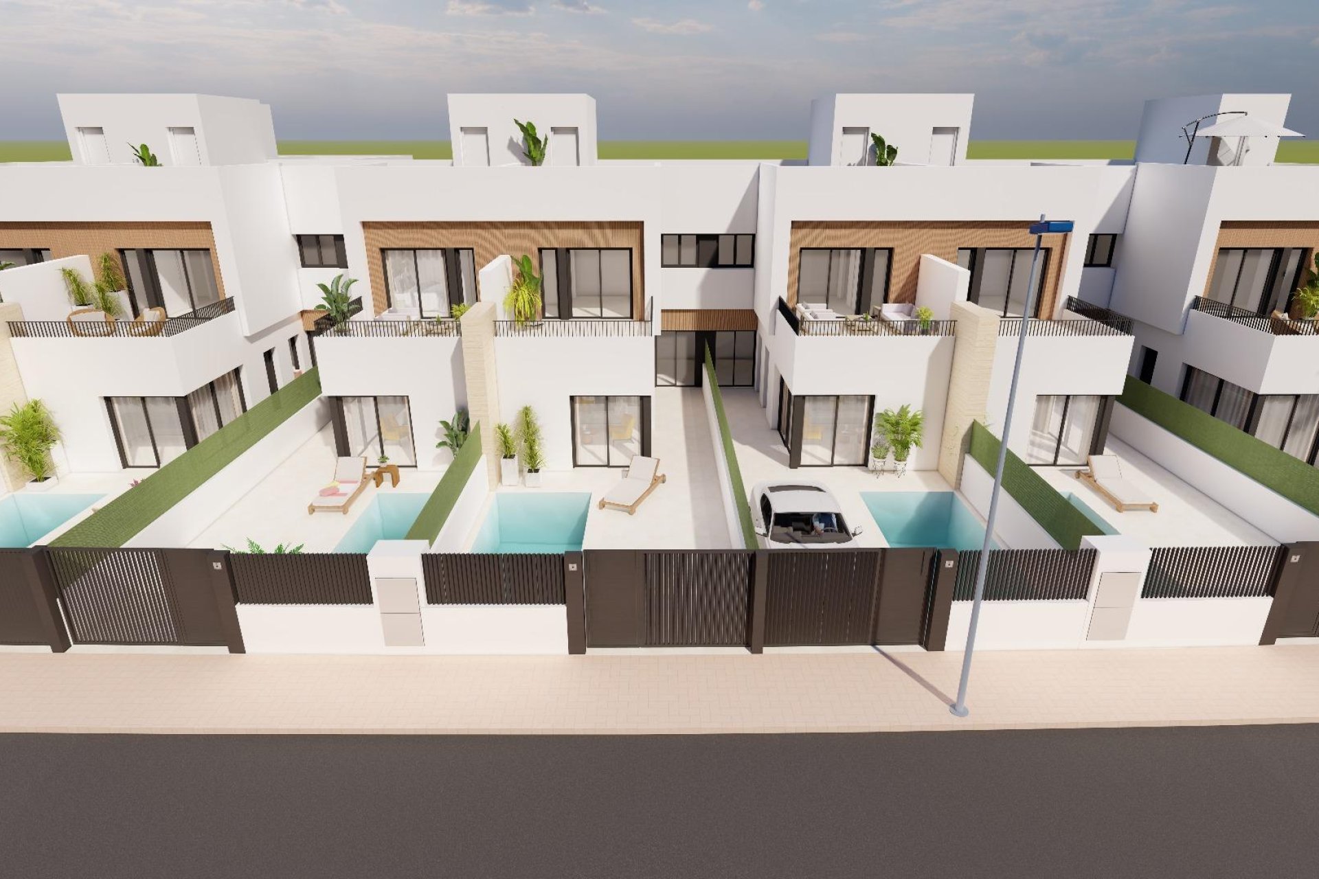 Obra nueva - Villa / Semi pareado - Santiago de la Ribera