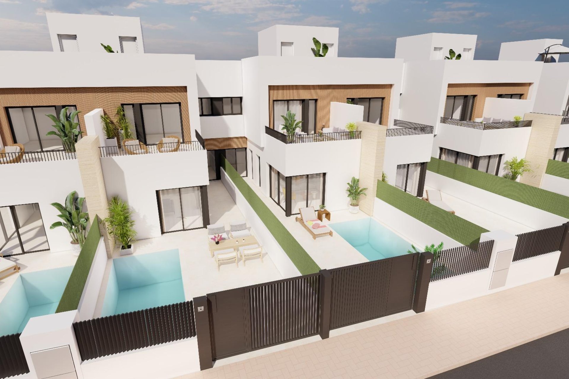 Obra nueva - Villa / Semi pareado - Santiago de la Ribera