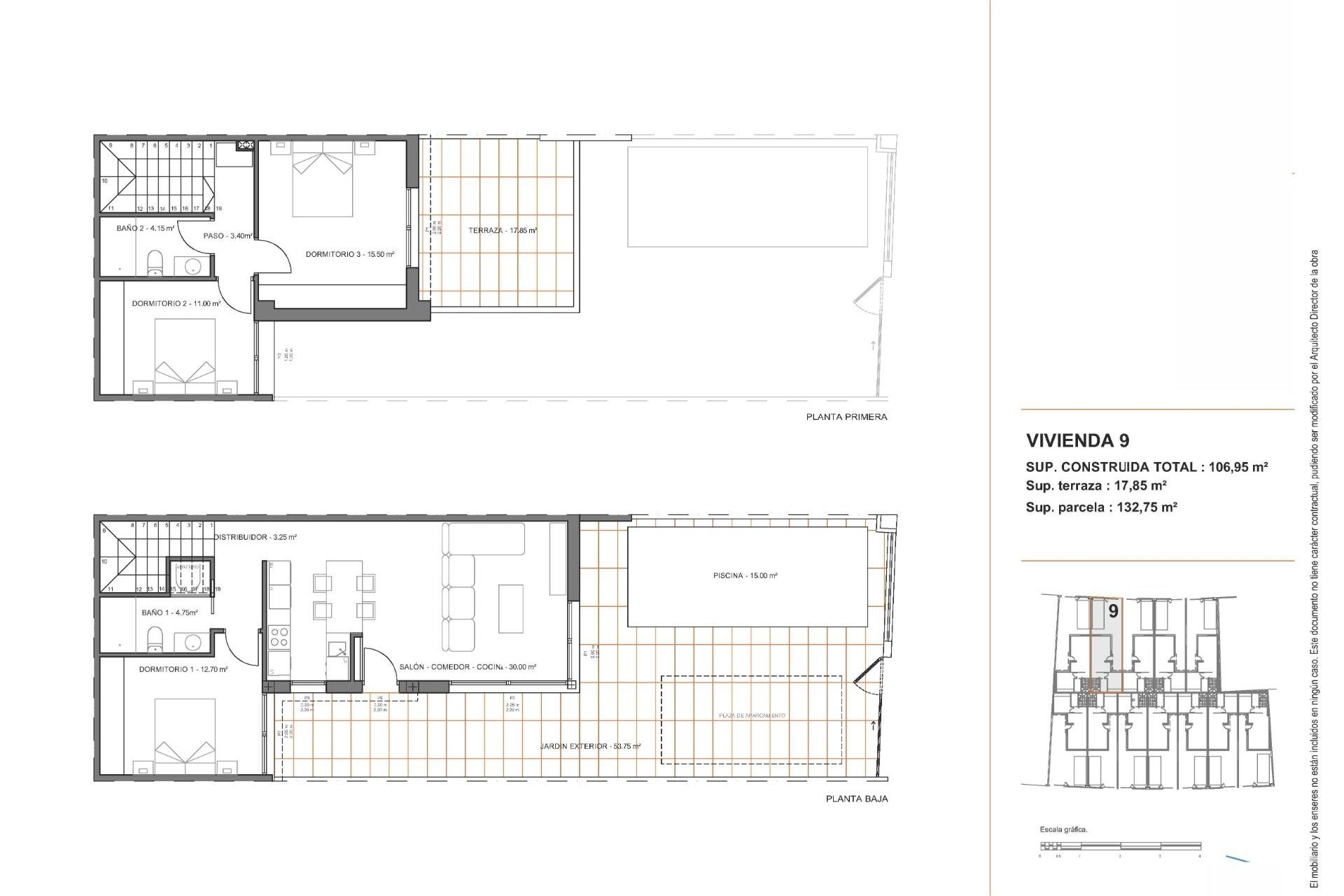 Obra nueva - Villa / Semi pareado - Santiago de la Ribera