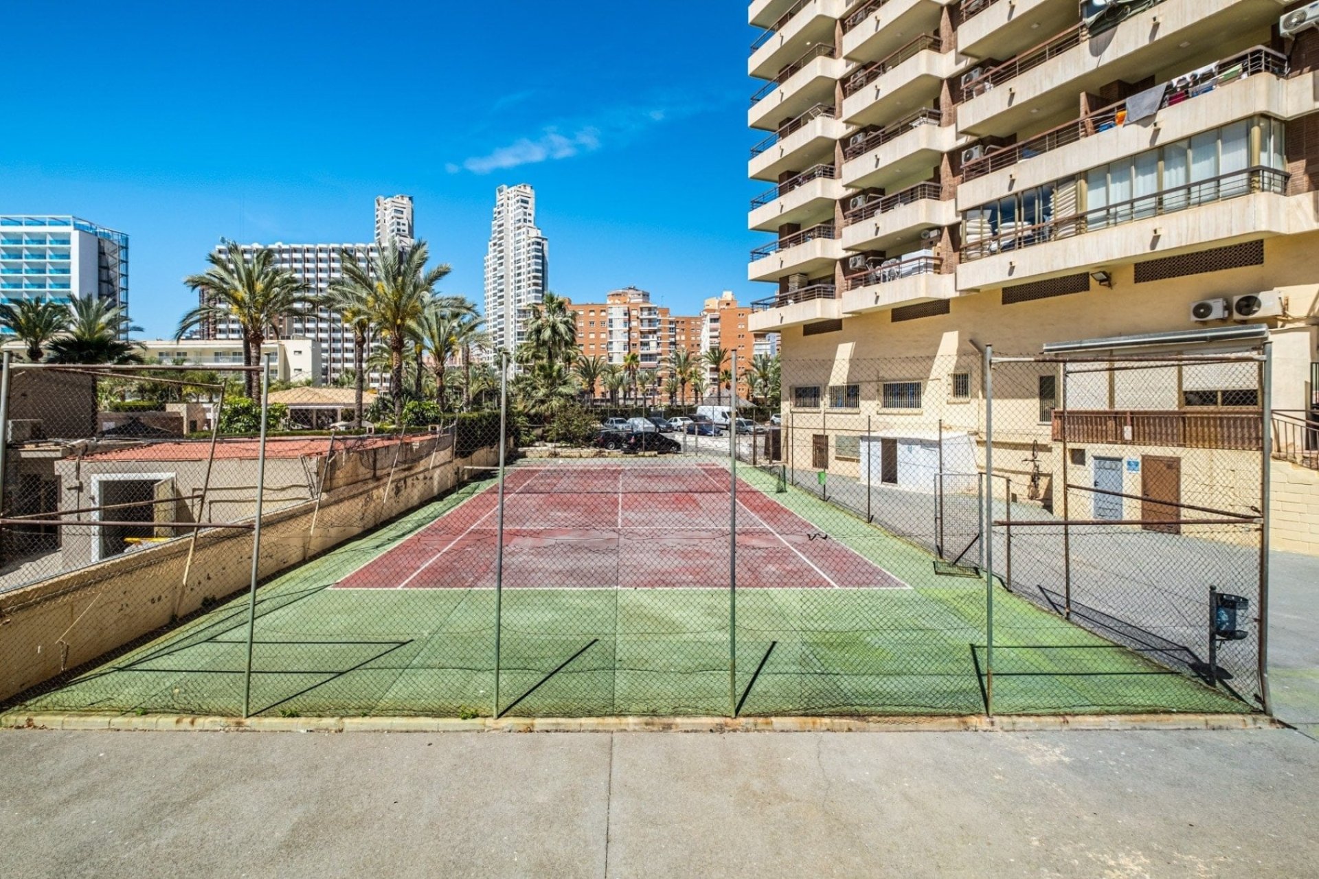 Pista de pádel - Estudio TIPO E con vistas al mar y licencia turística en Benidorm - Levante (Costa Blanca - Alicante)