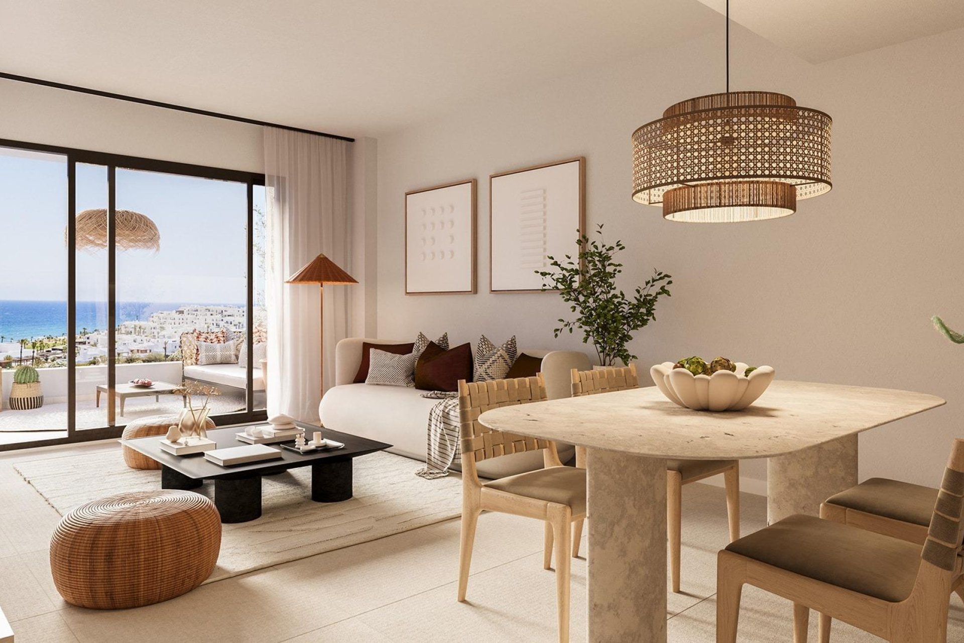 Plano - Apartamento con vistas al mar y licencia turística en Benidorm - Levante (Costa Blanca - Alicante)