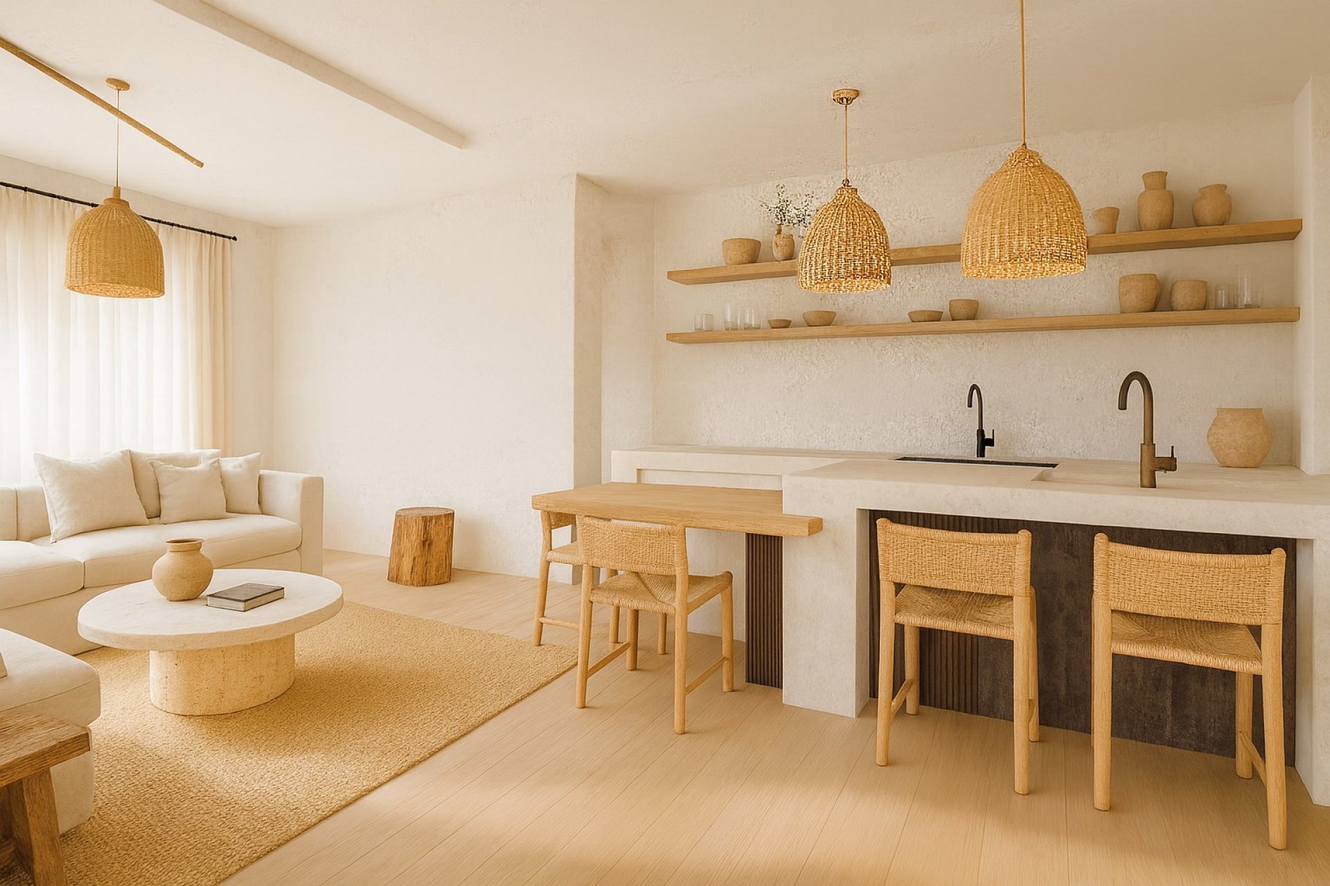 Salon - Nowoczesna willa z prywatnym basenem i panoramicznym widokiem na góry w Pedreguer (Costa Blanca – Alicante)