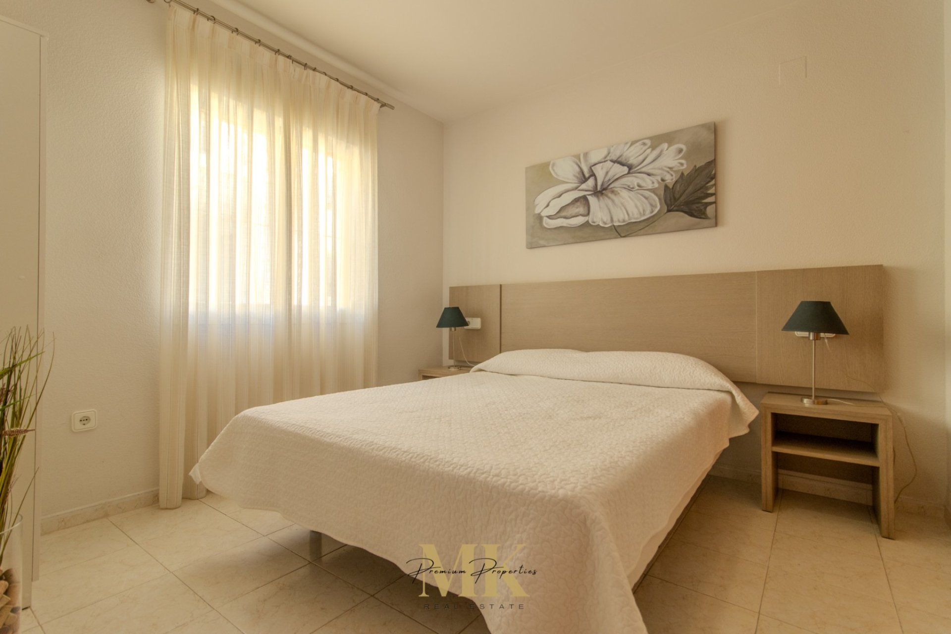 Sypialnia - Apartament typu bungalow z solarium i zapierającymi dech widokami na Calpe i Peñón de Ifach - Calpe (Costa Blanca - Alicante)