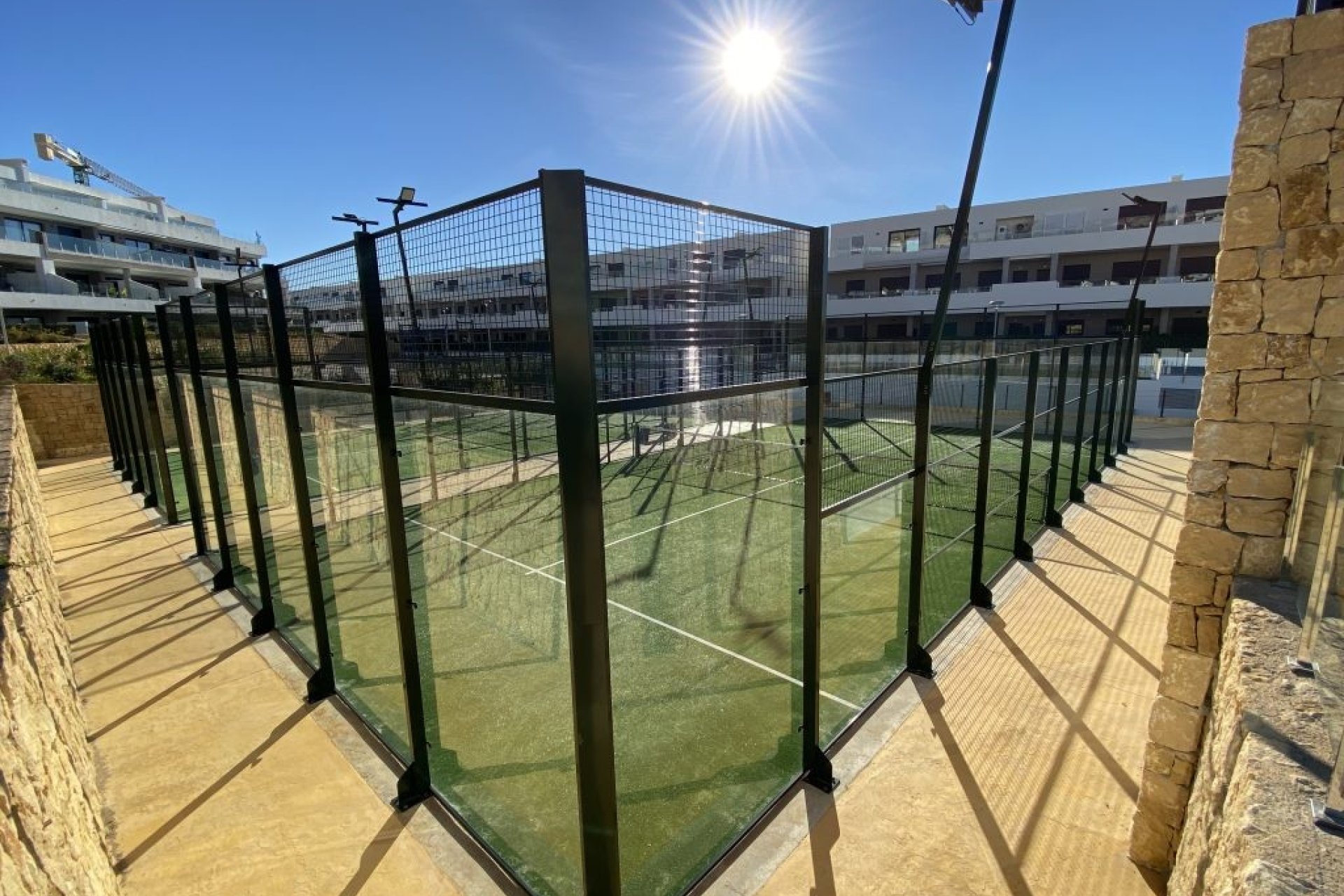 Tennis court - Exclusive Modern Duplex with Private Solarium and sea views in Camporrosso Village, Finestrat (Costa Blanca - Alicante)