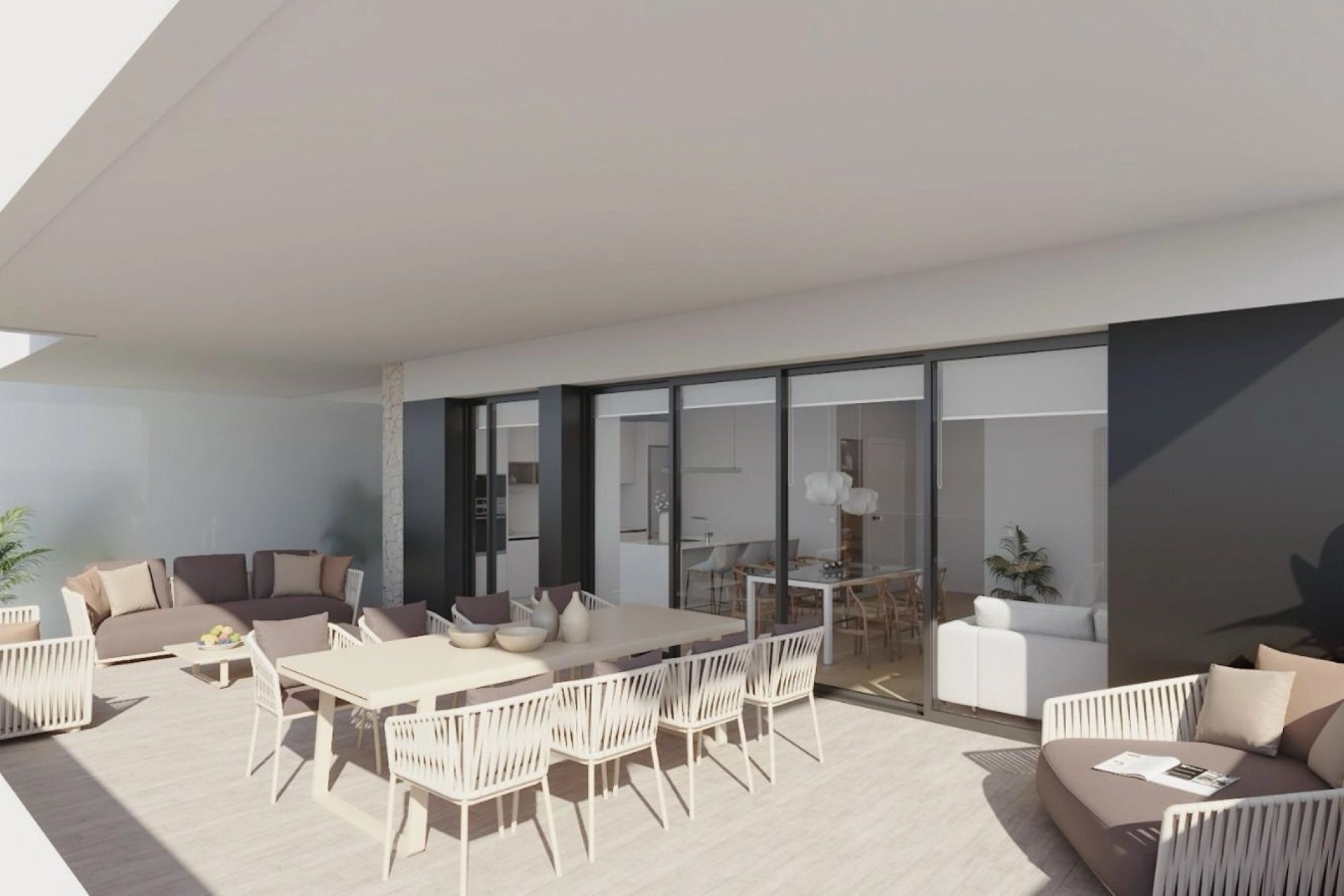 Terrace – Modern penthouse with private solarium and terrace in La Nucía (Costa Blanca – Alicante)